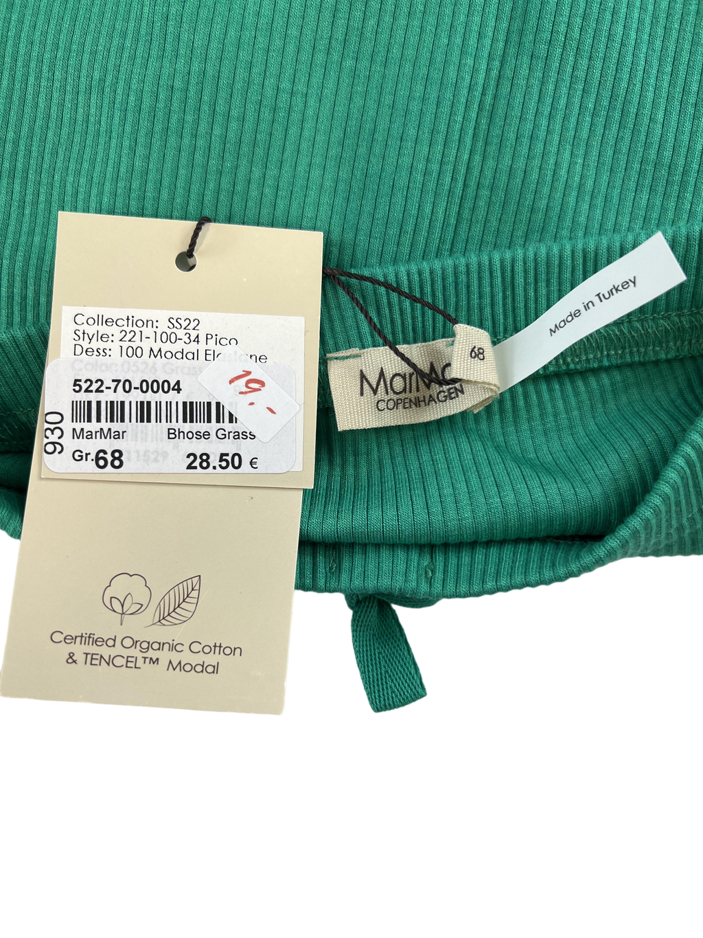 Stoffhosen Hosen & Jeans Kleidung Grüne Stoffhose Label Image Last Season