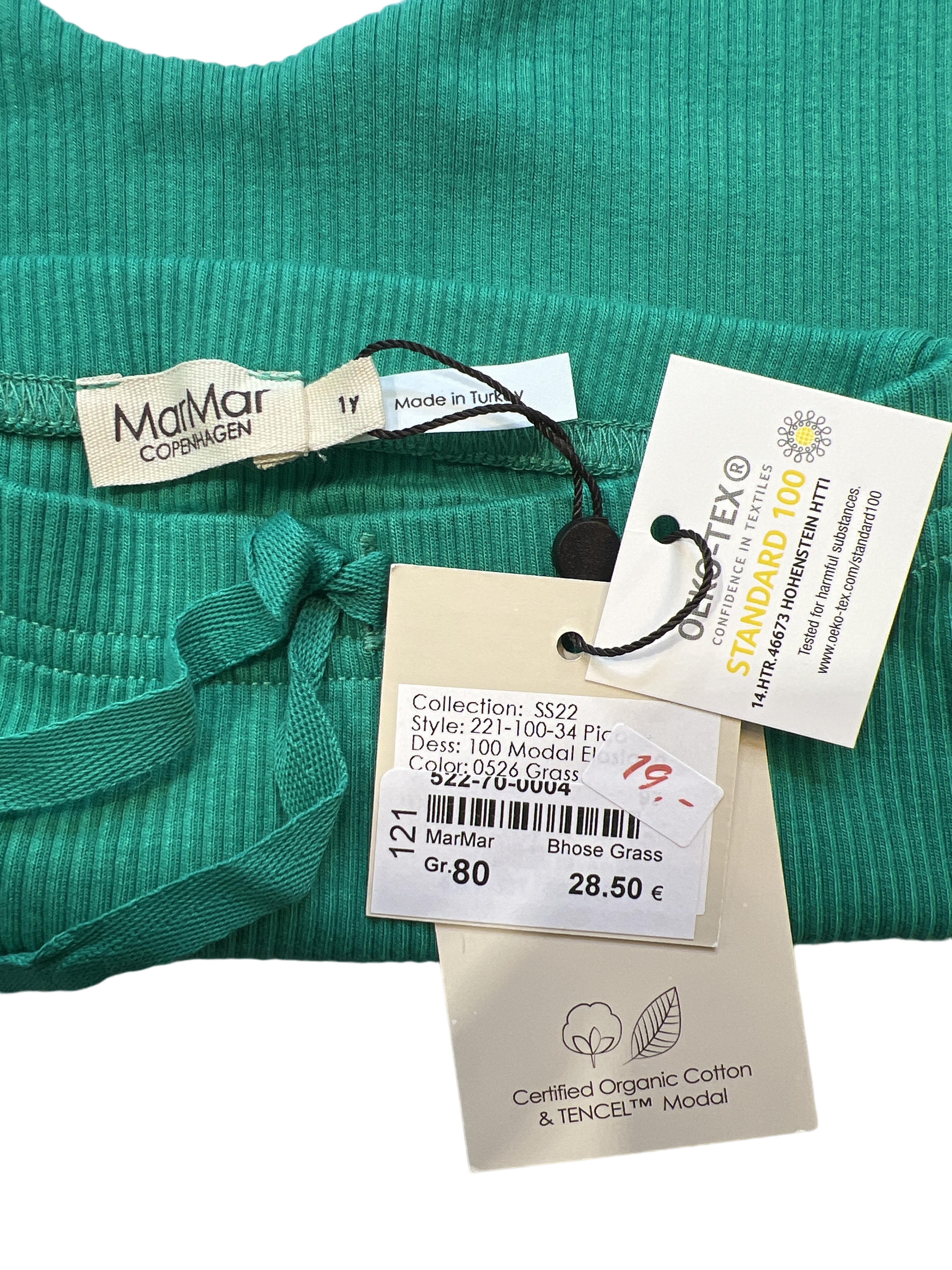 Stoffhosen Hosen & Jeans Kleidung Grüne Stoffhose Label Image Last Season