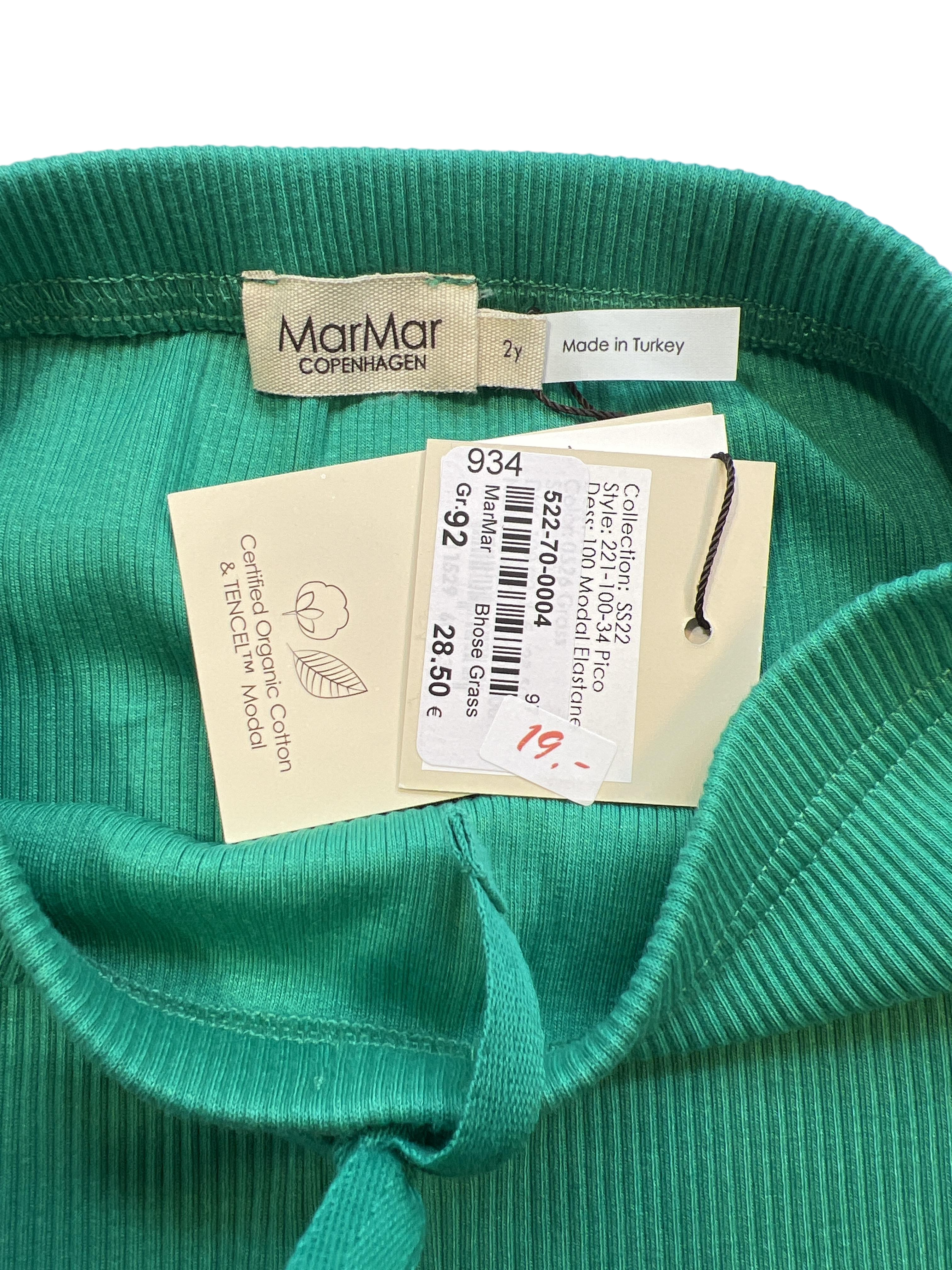 Stoffhosen Hosen & Jeans Kleidung Grüne Stoffhose Label Image Last Season