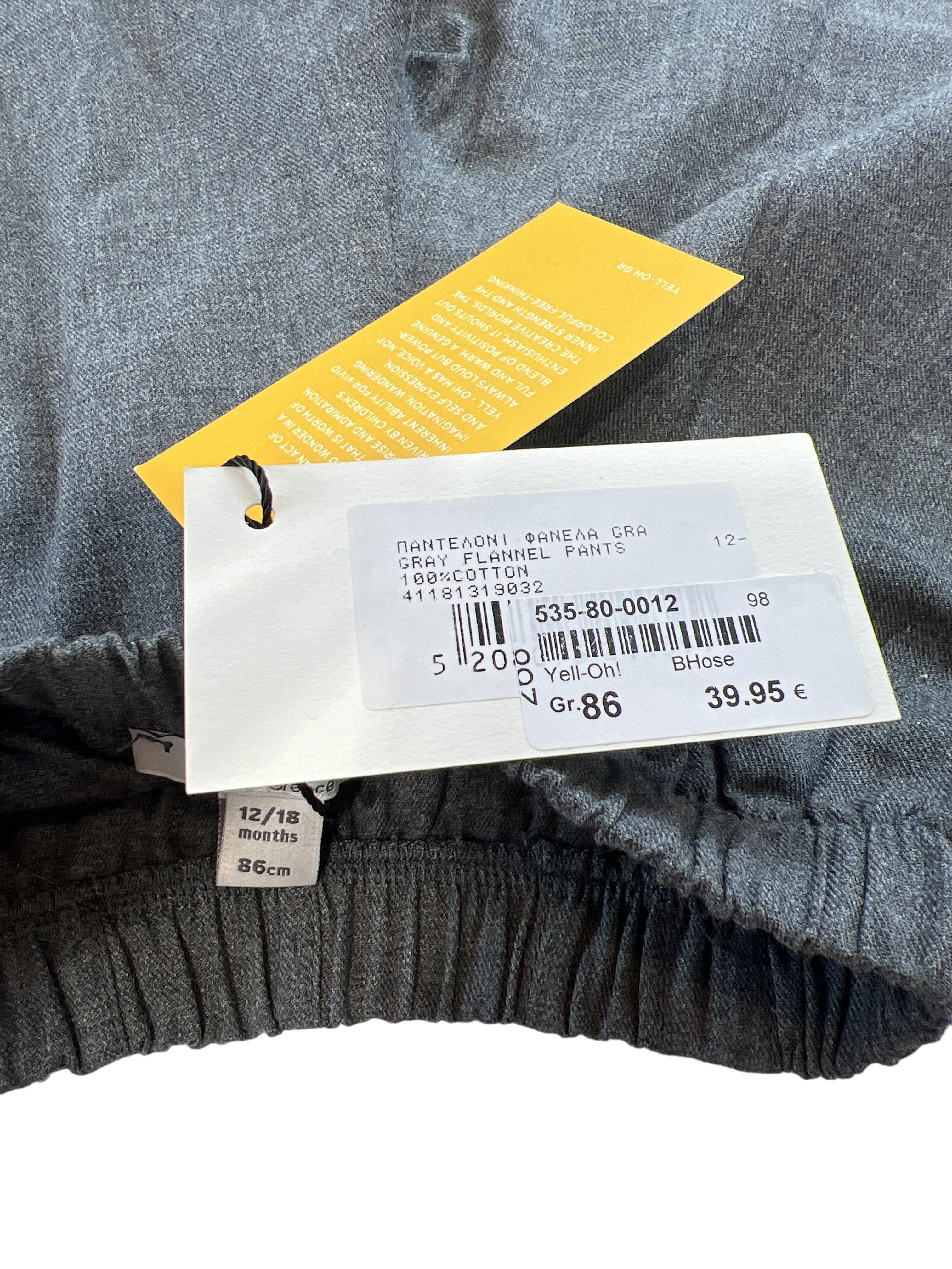 Stoffhosen Hosen & Jeans Kleidung Graue Stoffhose Label Image Last Season