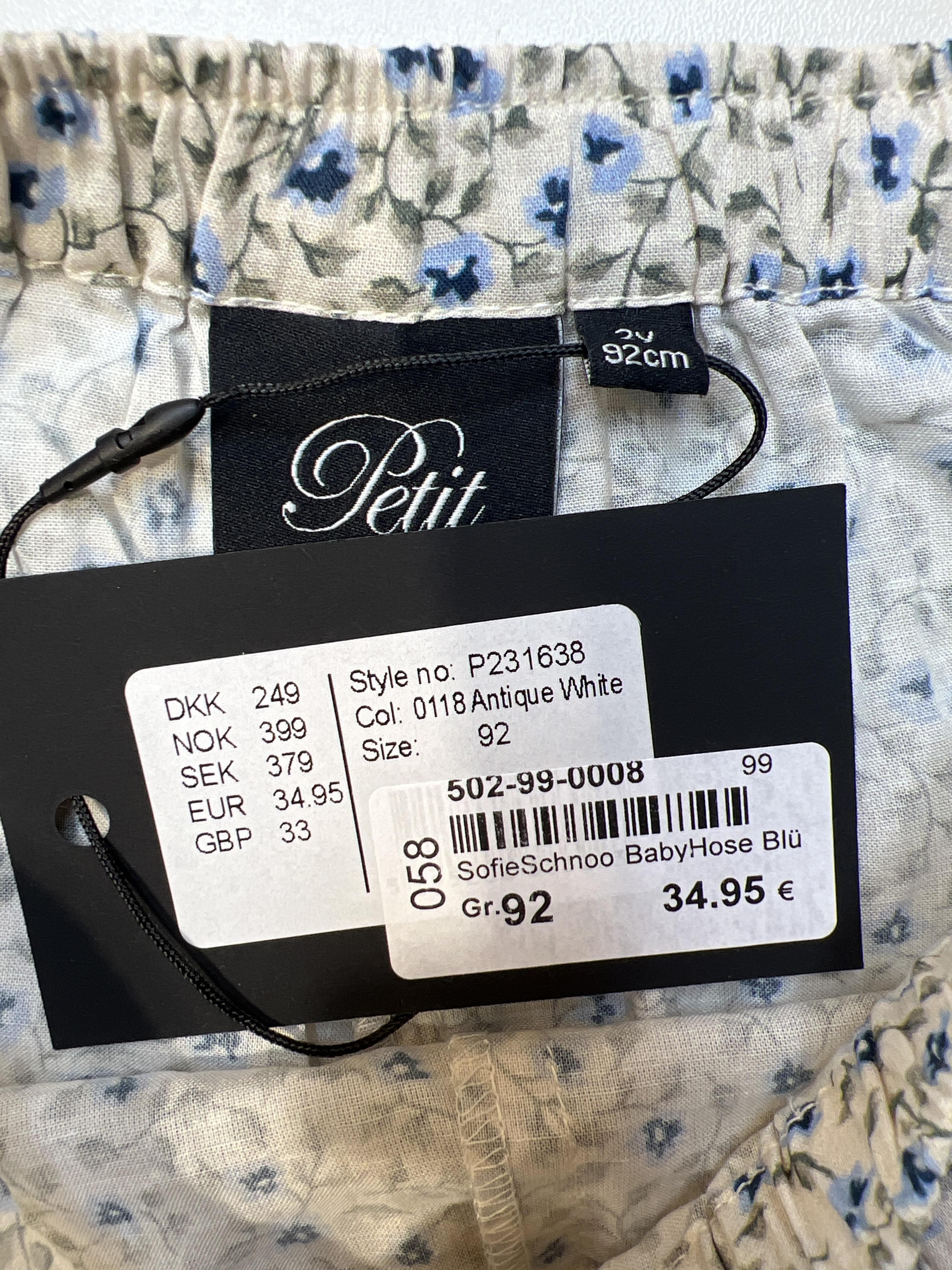 Stoffhosen Hosen & Jeans Kleidung Stoffhose Blumen Label Image Last Season