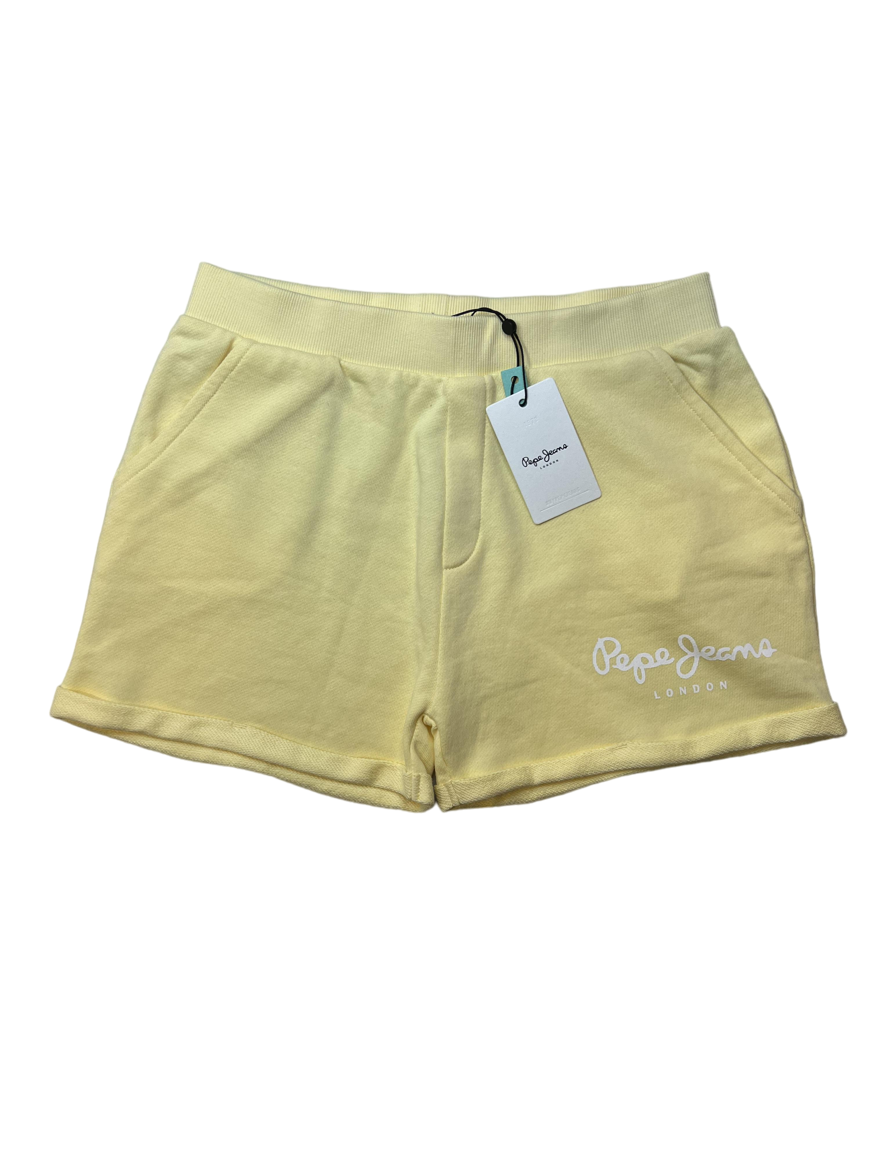 Shorts & kurze Hosen Shorts & kurze Hosen Kleidung Shorts gelb Front Image Last Season