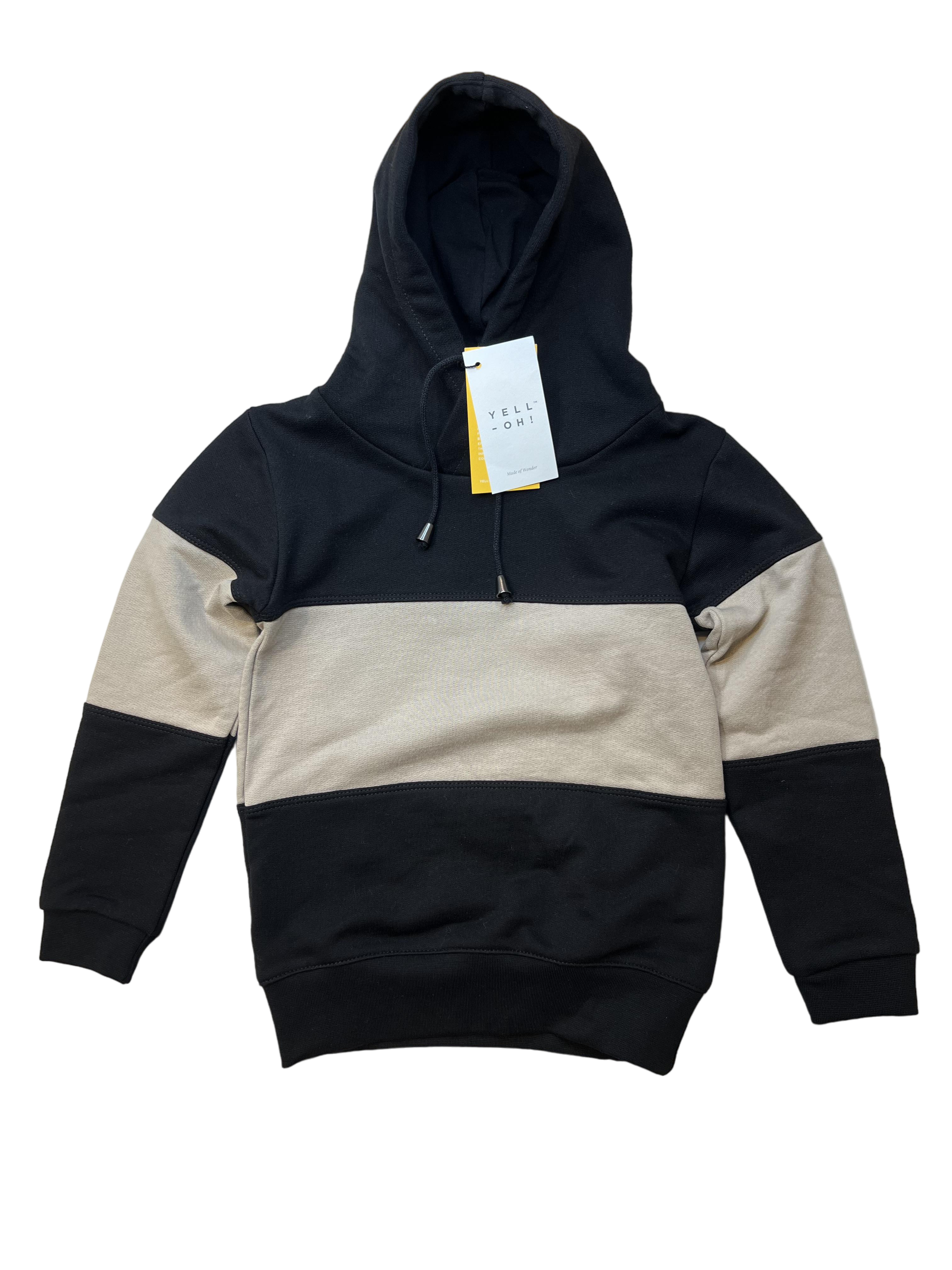 Hoodies Sweatshirts & Hoodies Kleidung Hoodie schwarz braun Front Image Last Season