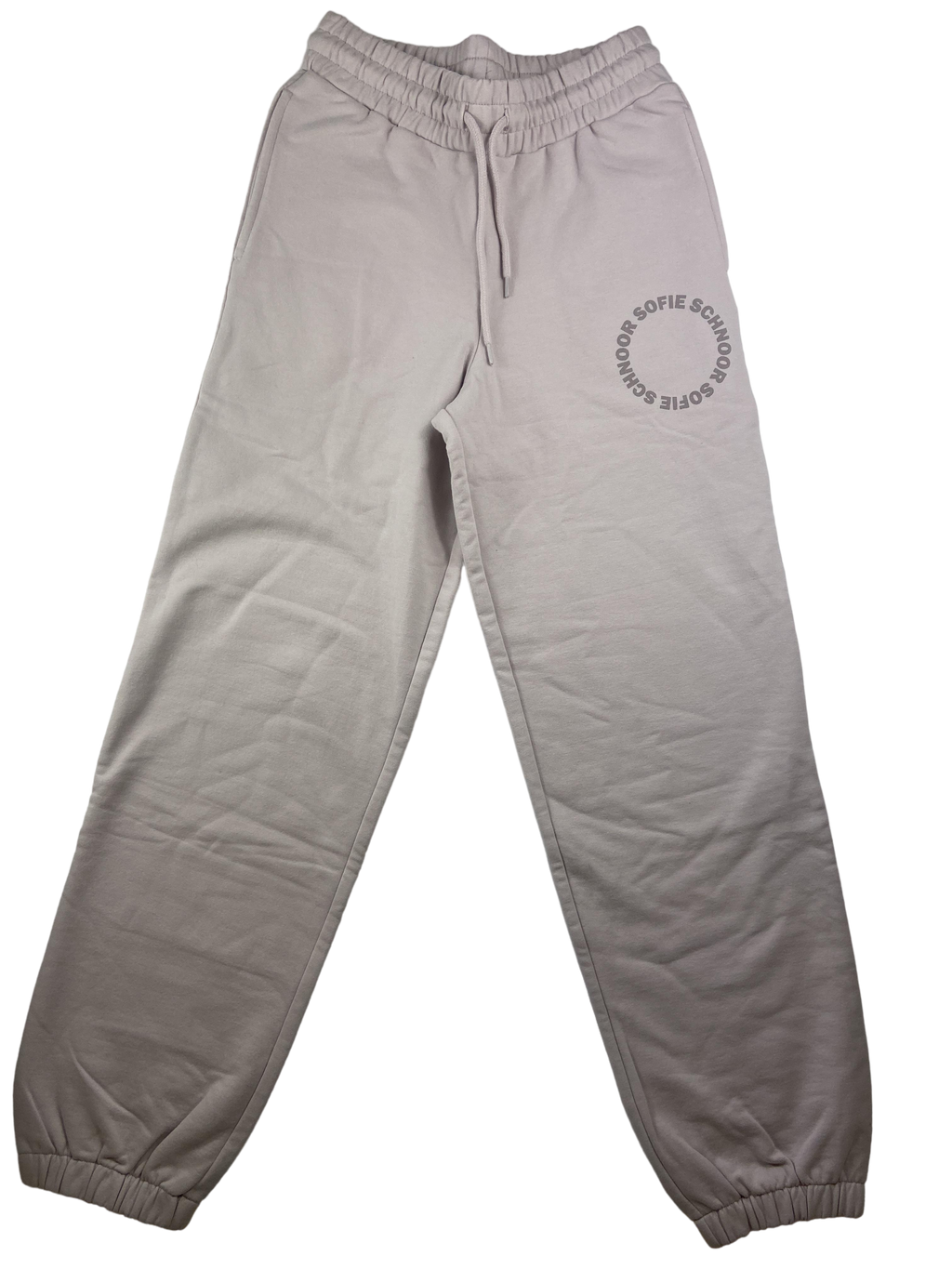 Jogginghosen Hosen & Jeans Kleidung Jogging Hose mit Aufschrift Rosa/Flieder Front Image Last Season