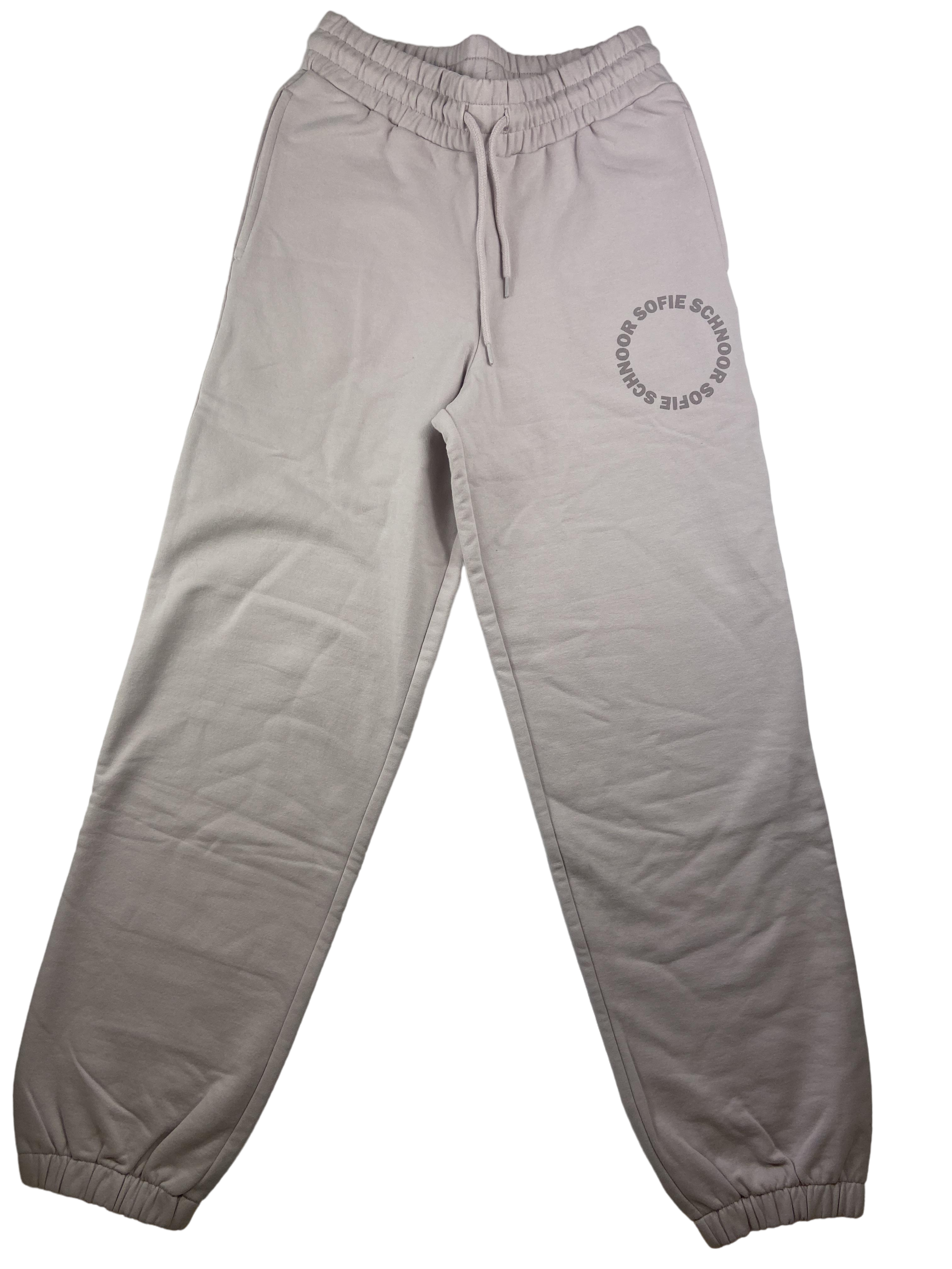 Jogginghosen Hosen & Jeans Kleidung Jogging Hose mit Aufschrift Rosa/Flieder Front Image Last Season