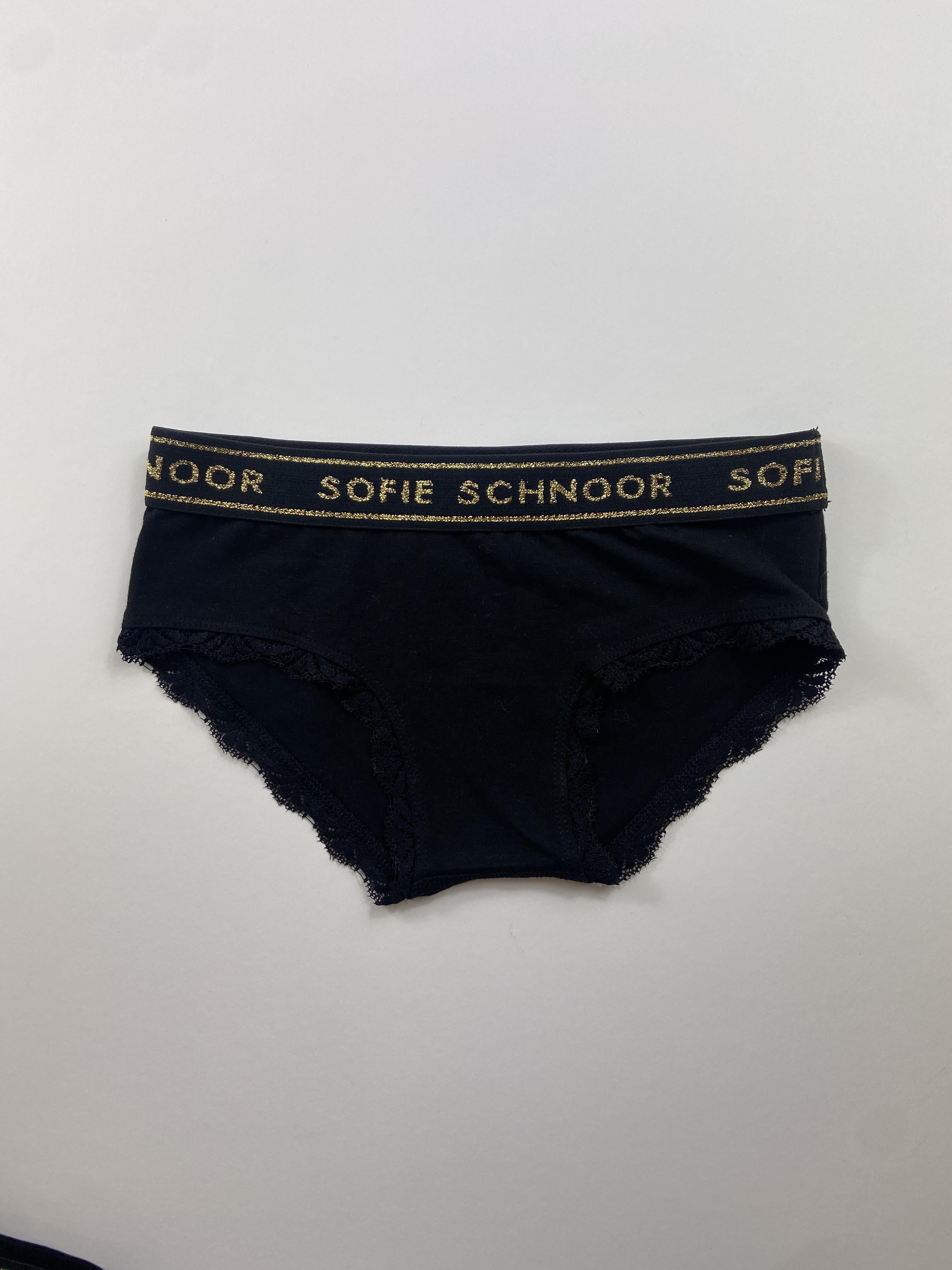 Unterhosen Unterwäsche & Bodys Kleidung Unterhose mit Spitze und Glitzer Bund Front Image Last Season