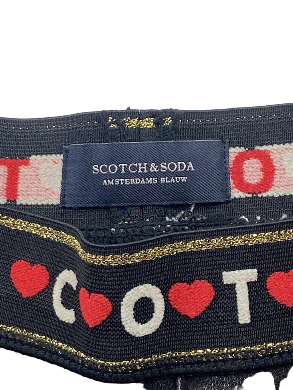 Jeans Hosen & Jeans Kleidung Jegging Le Flex / Super Skinny mit Glitzer Bund Label Image Last Season