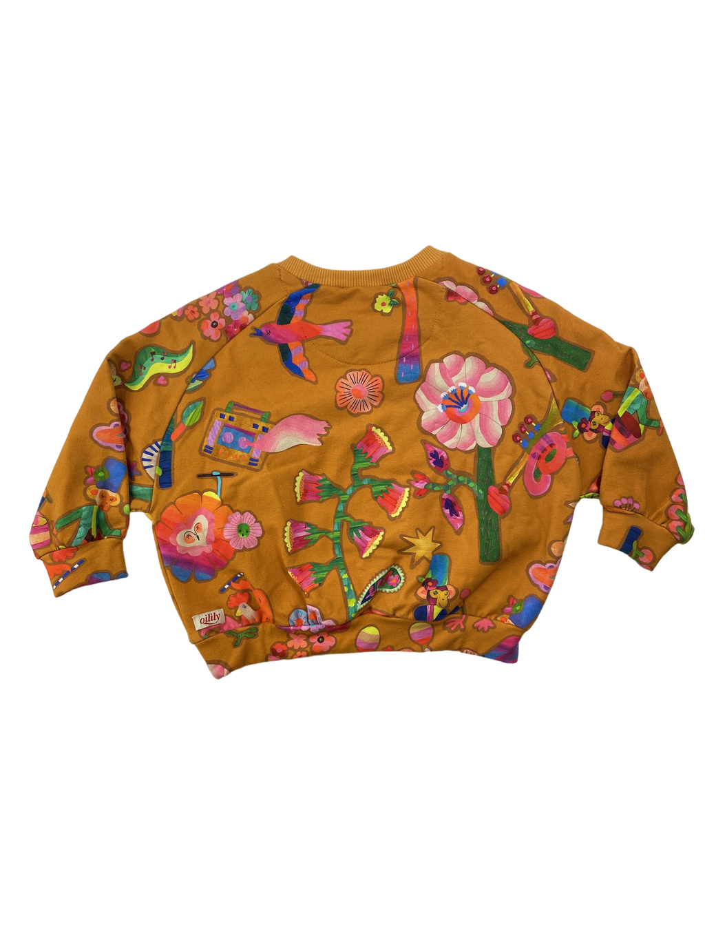 Sweatshirts & Hoodies Kleidung Sweatshirt mit Print bunt Rear Image Last Season