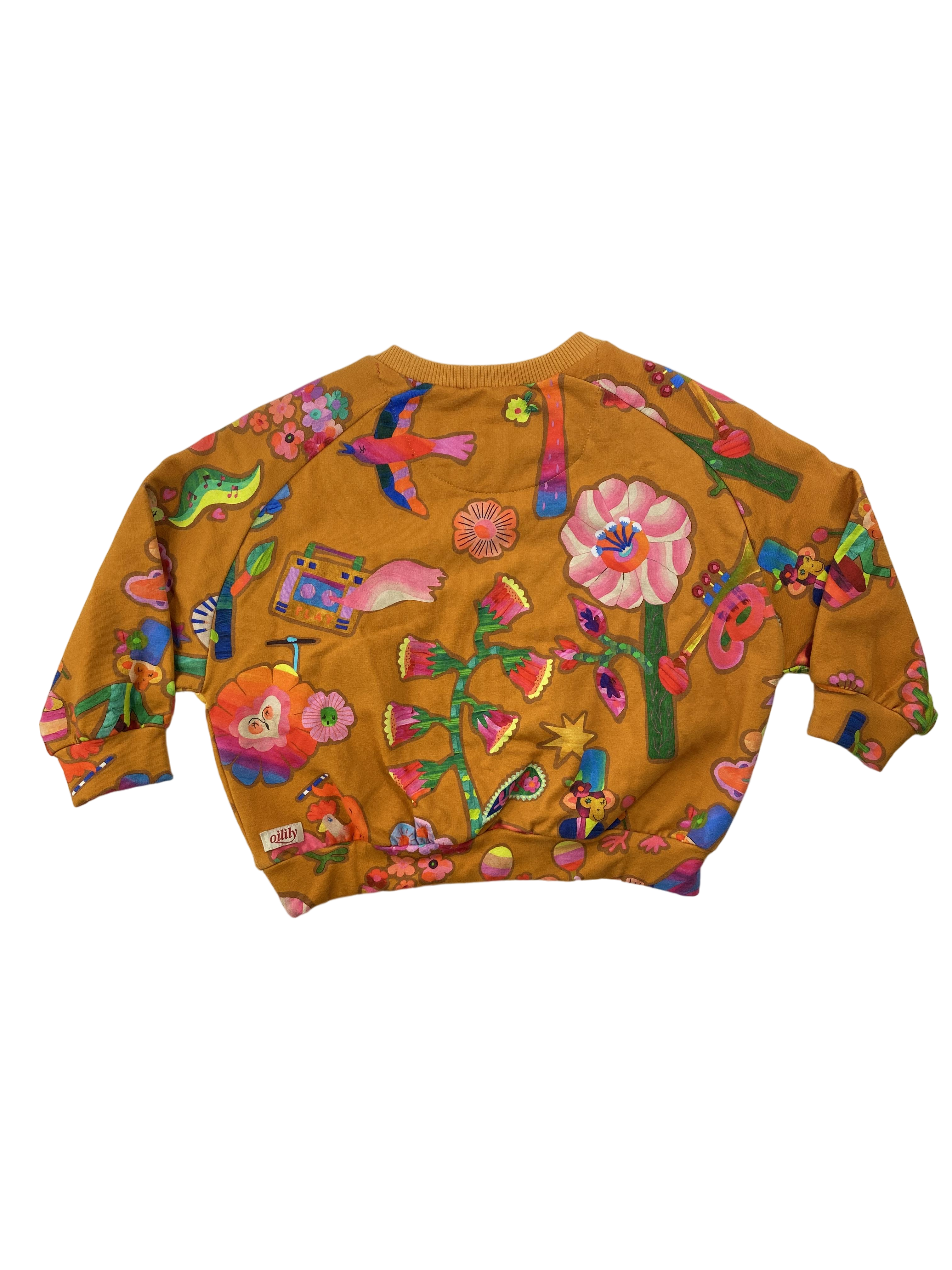 Sweatshirts & Hoodies Kleidung Sweatshirt mit Print bunt Rear Image Last Season