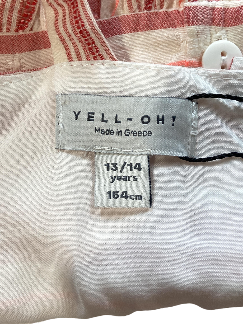 Tops T-Shirts & Tops Kleidung Top mit roten Streifen Label Image Last Season