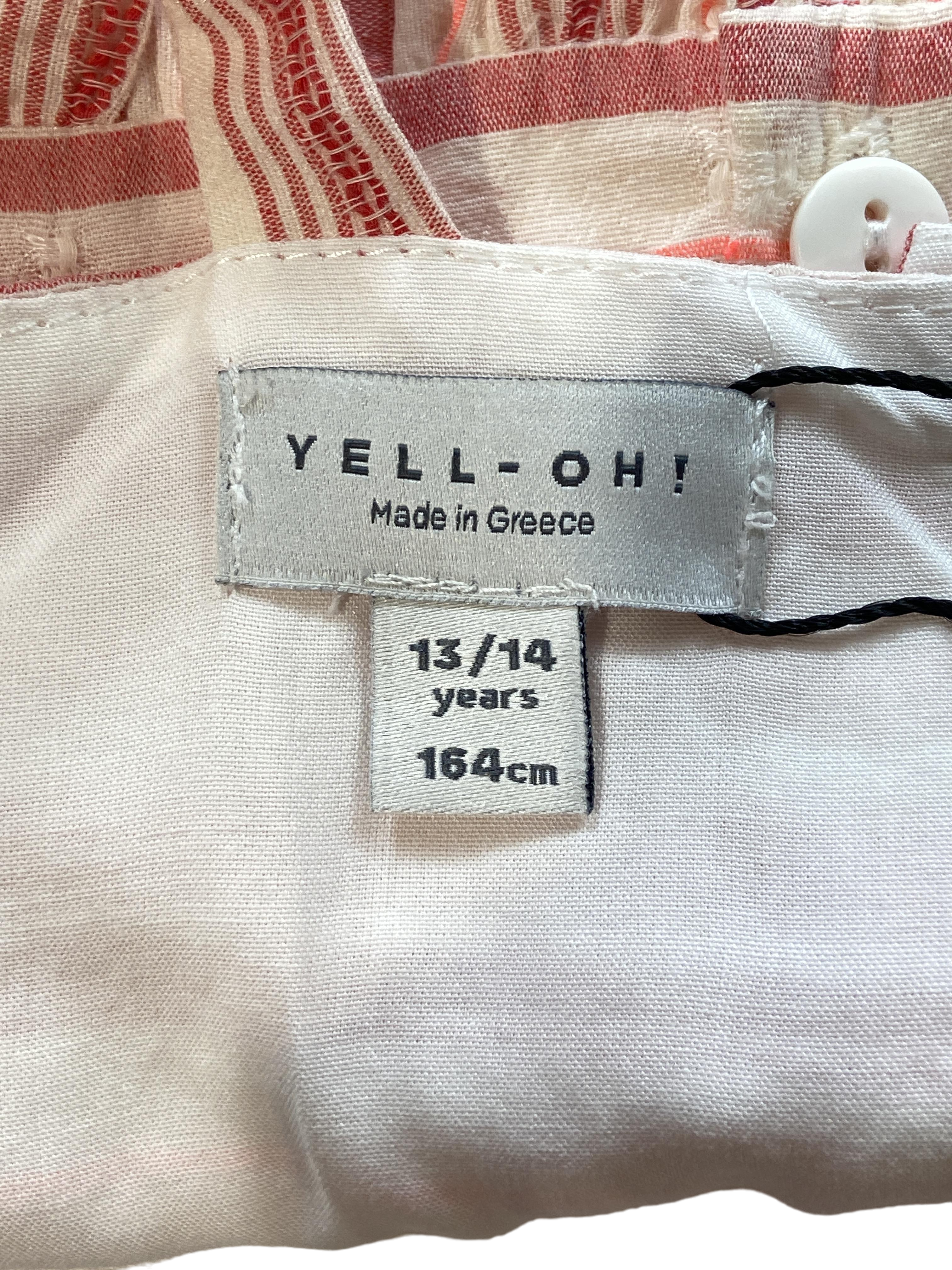 Tops T-Shirts & Tops Kleidung Top mit roten Streifen Label Image Last Season