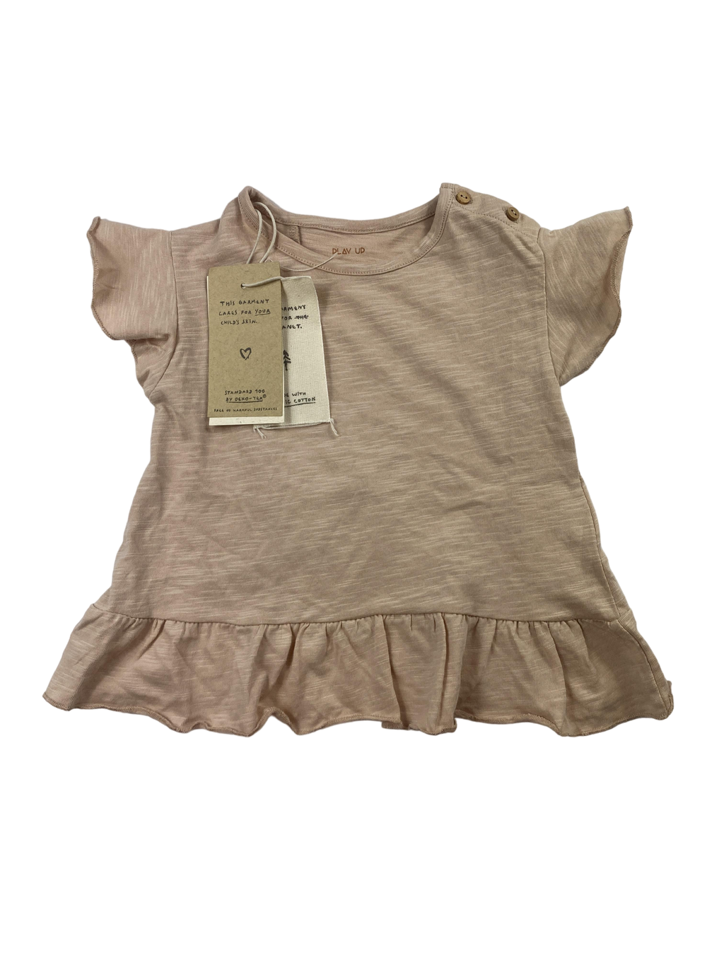 T-Shirts T-Shirts & Tops Kleidung T-Shirt mit Raffung Front Image Last Season