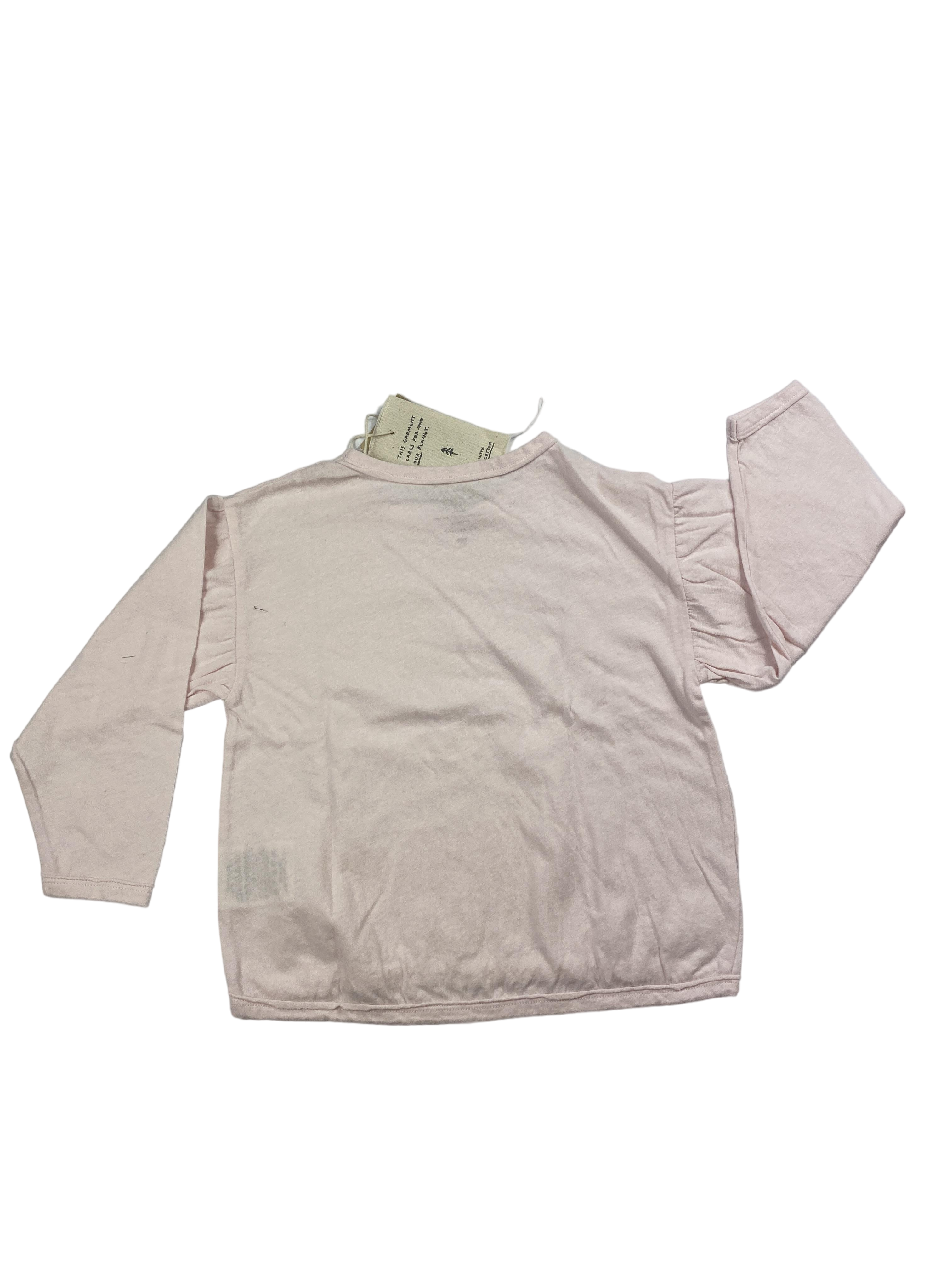 Longsleeves Longsleeves Kleidung Longsleeve hellrosa Rear Image Last Season