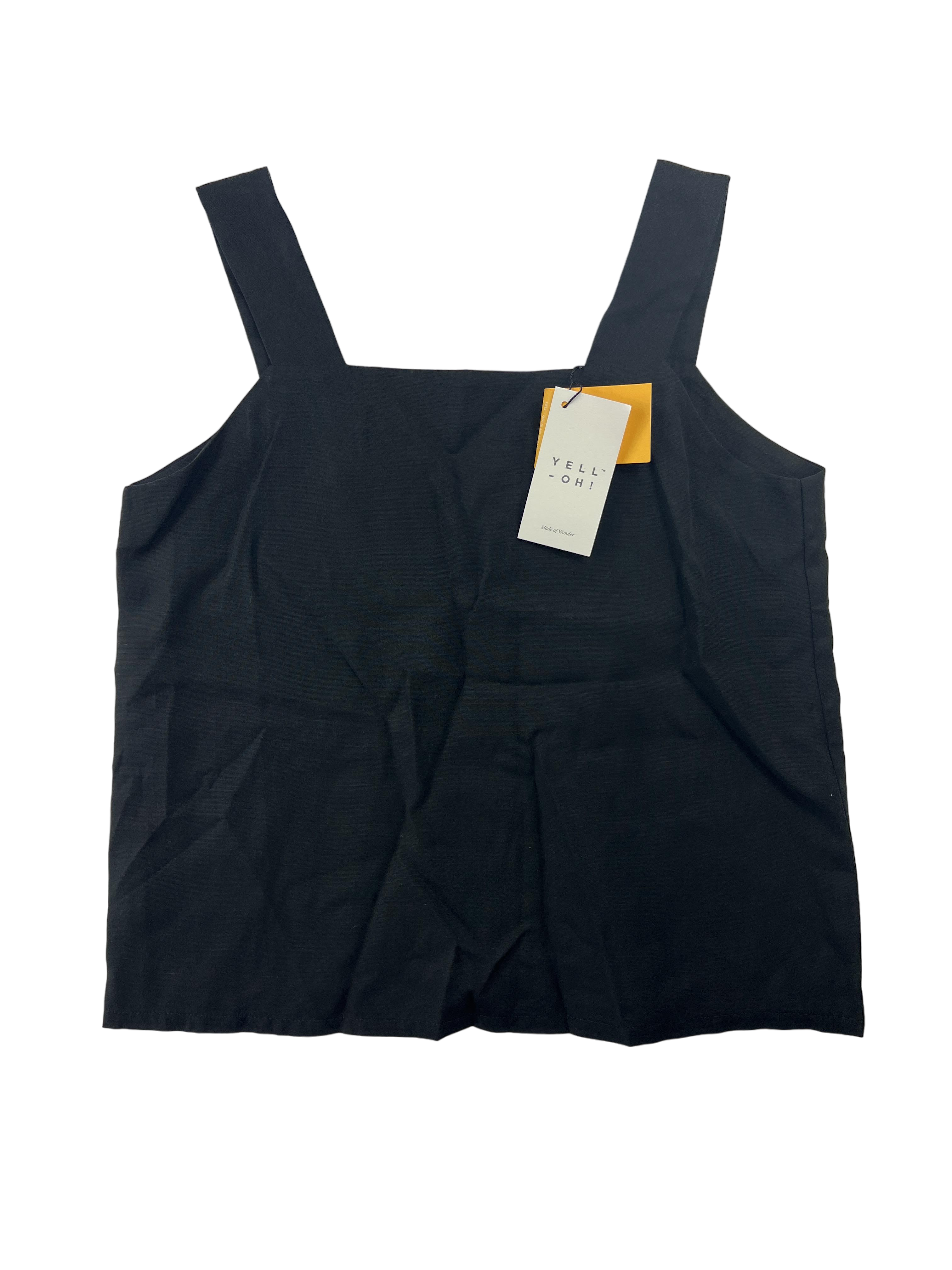 Tops T-Shirts & Tops Kleidung Top schwarz Front Image Last Season