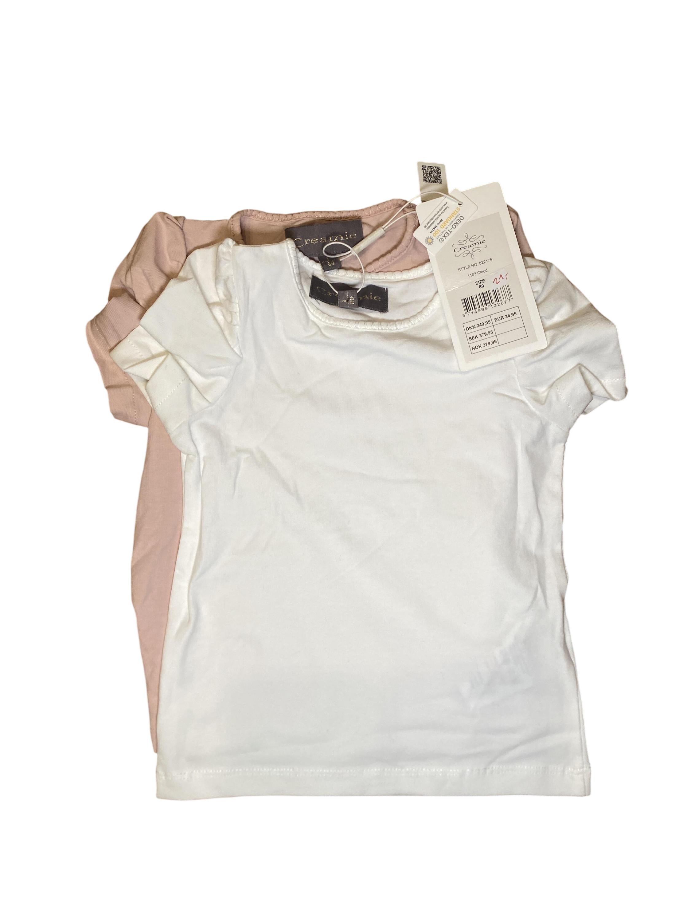 T-Shirts T-Shirts & Tops Kleidung T-shirt doppelpack Creamie Front Image Last Season