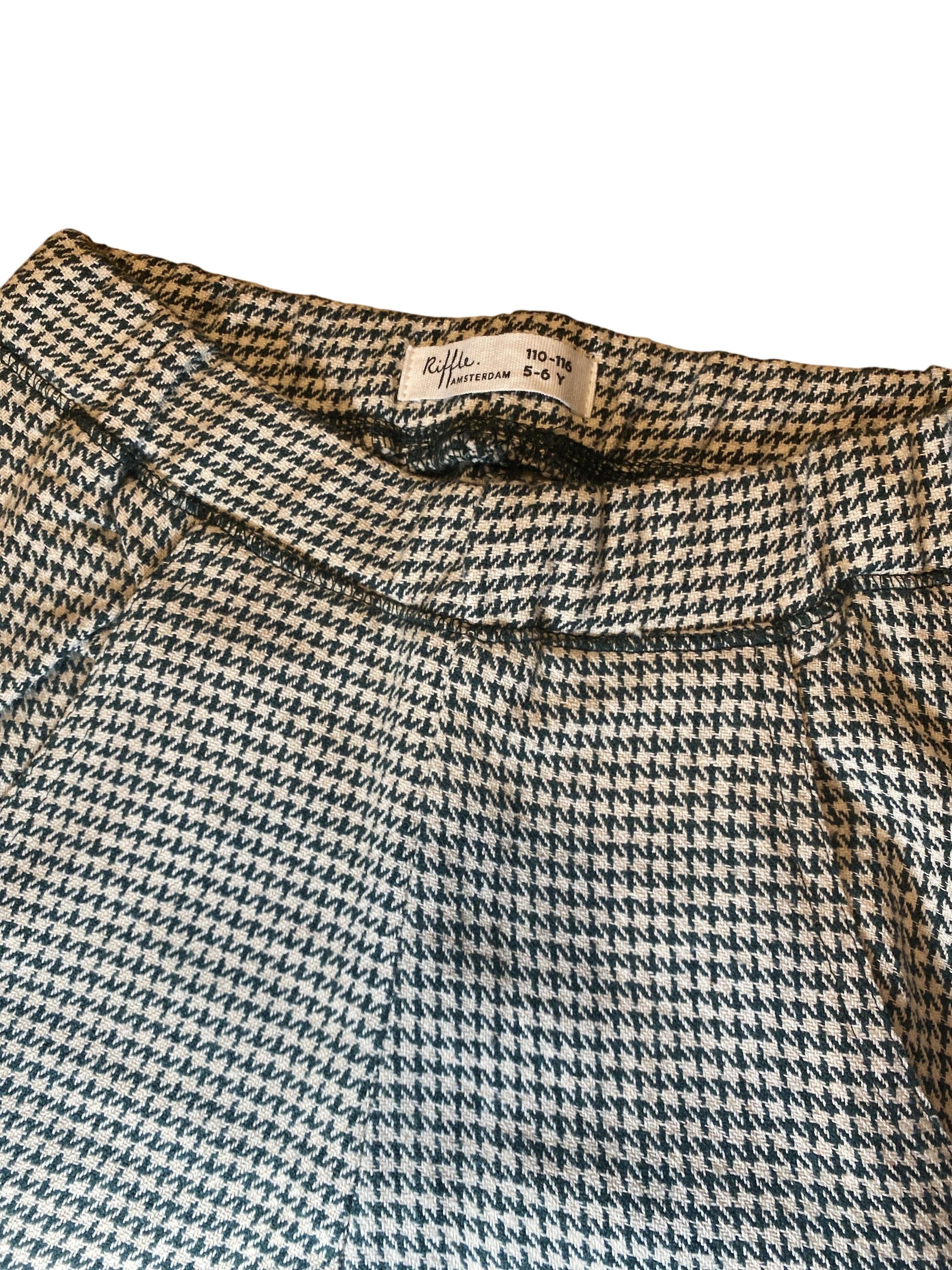 Stoffhosen Hosen & Jeans Kleidung Trouswrs woven green square Riffle.Amsterdam Rear Image Last Season
