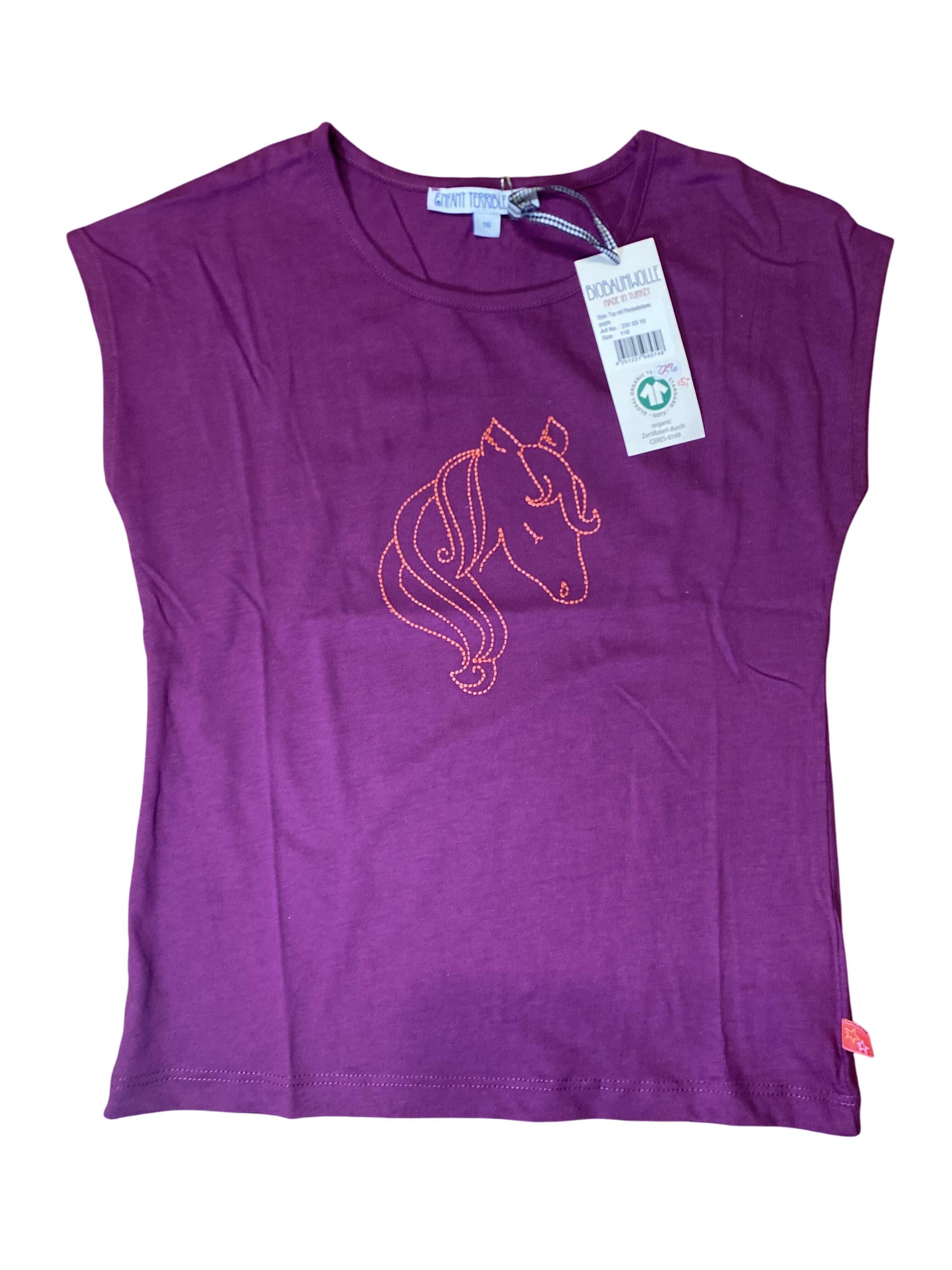 T-Shirts T-Shirts & Tops Kleidung T-shirt pferd Enfant Terrible Front Image Last Season