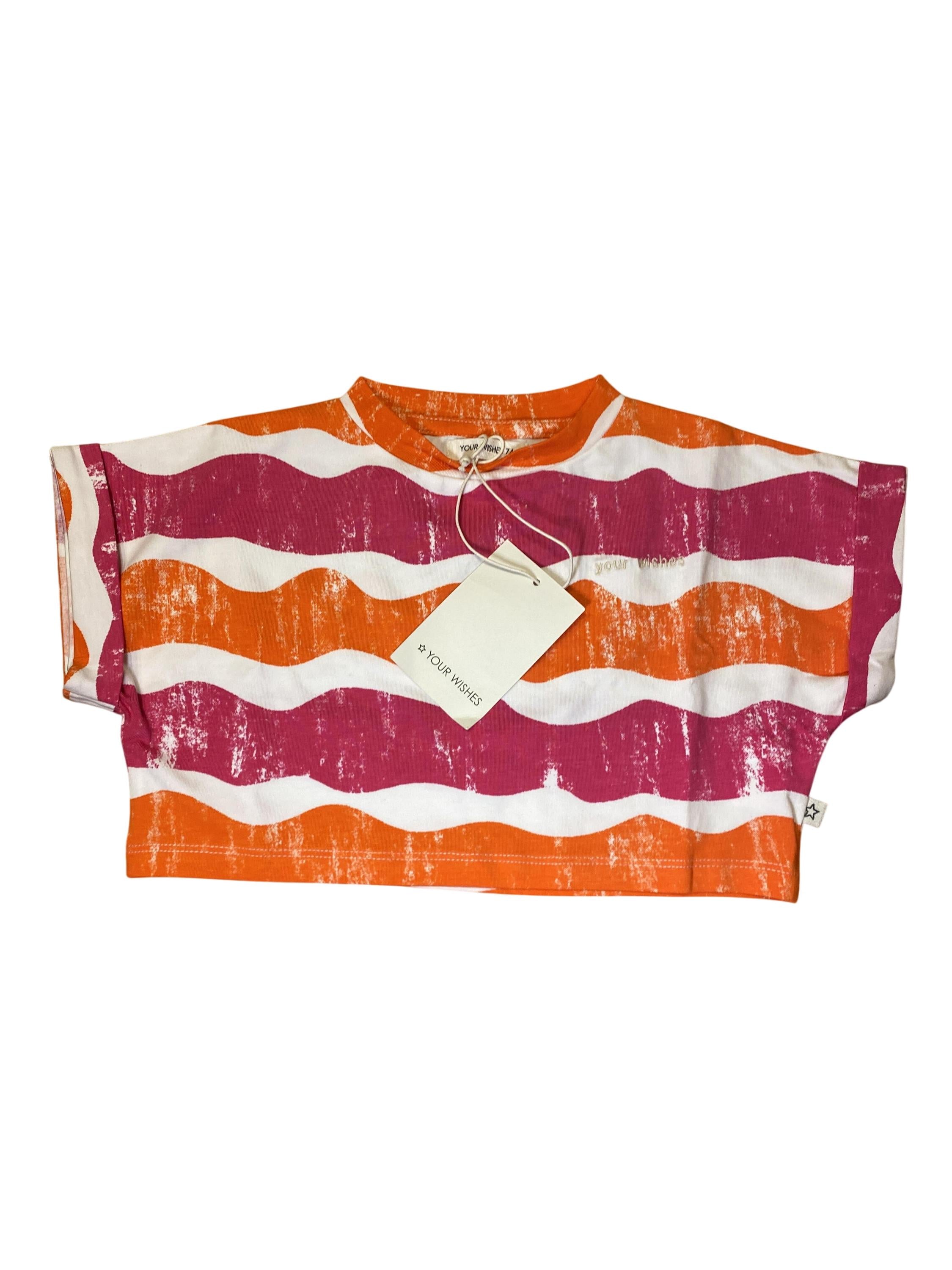 T-Shirts T-Shirts & Tops Kleidung Pop wave Cropped Shirt Your wishes Front Image Last Season