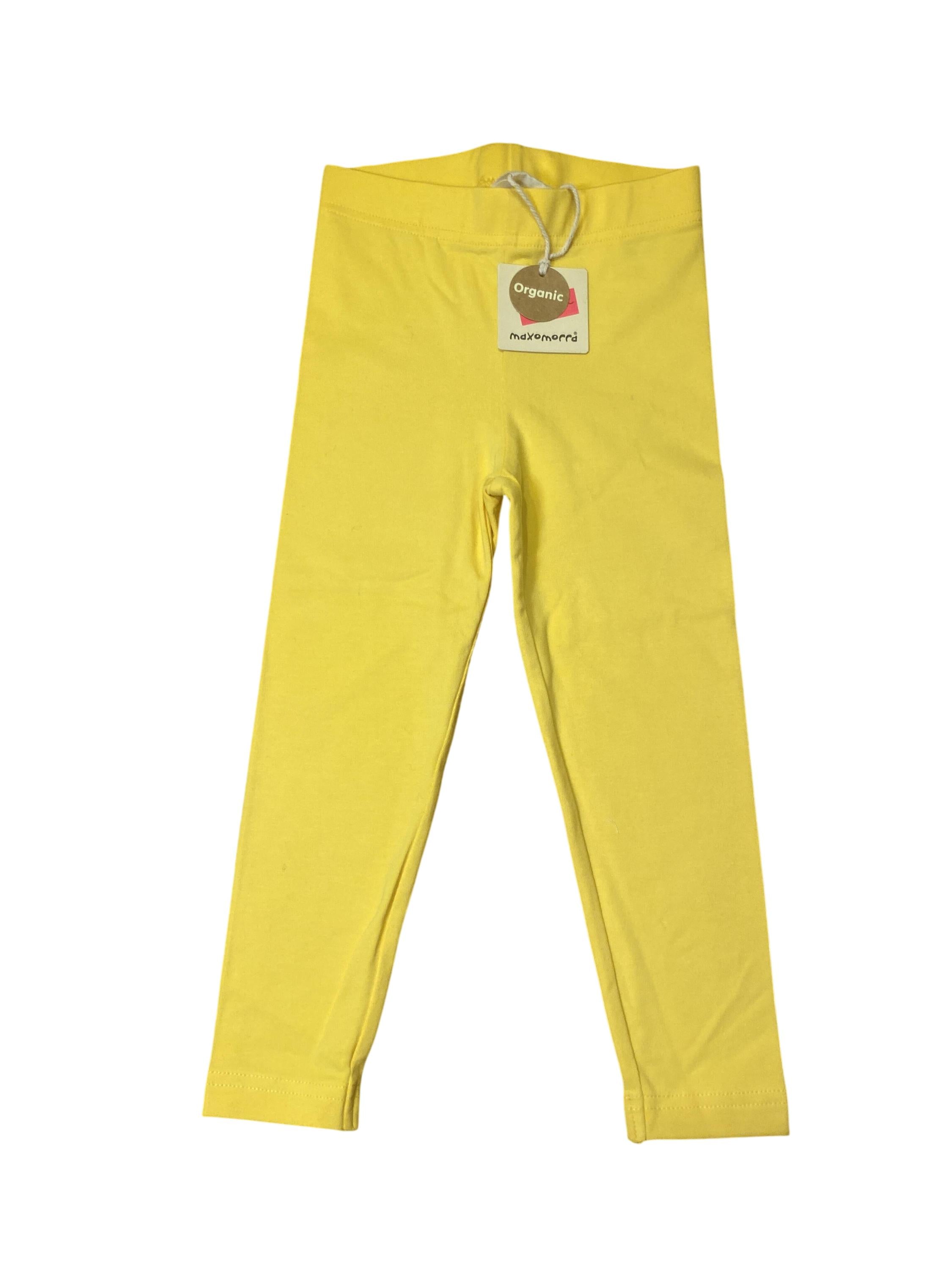 Leggings Hosen & Jeans Kleidung Sonnengelbe leggings Maxomorra Front Image Last Season