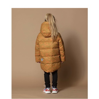 Winterjacken Jacken & Westen Kleidung Tiger eye AOP ochre Winterjacke Gosoaky Rear Image Last Season