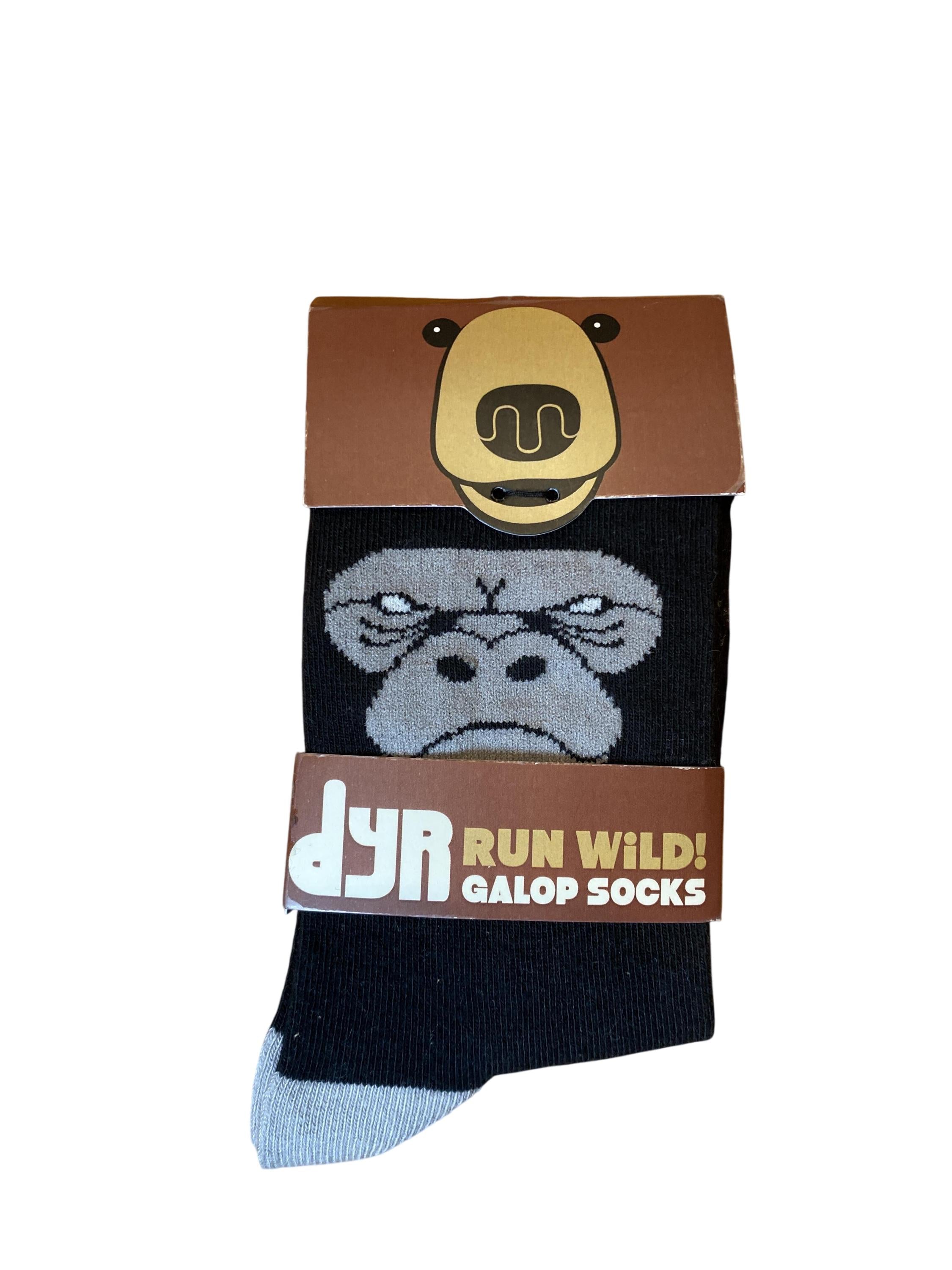 Socken Socken & Strumpfhosen Kleidung Gorilla Socken Dyr Front Image Last Season