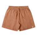 Damen kurze Hosen & Shorts Damen Hosen & Jeans Damenmode Shorts Leinen | Braun Matona Front Image Last Season