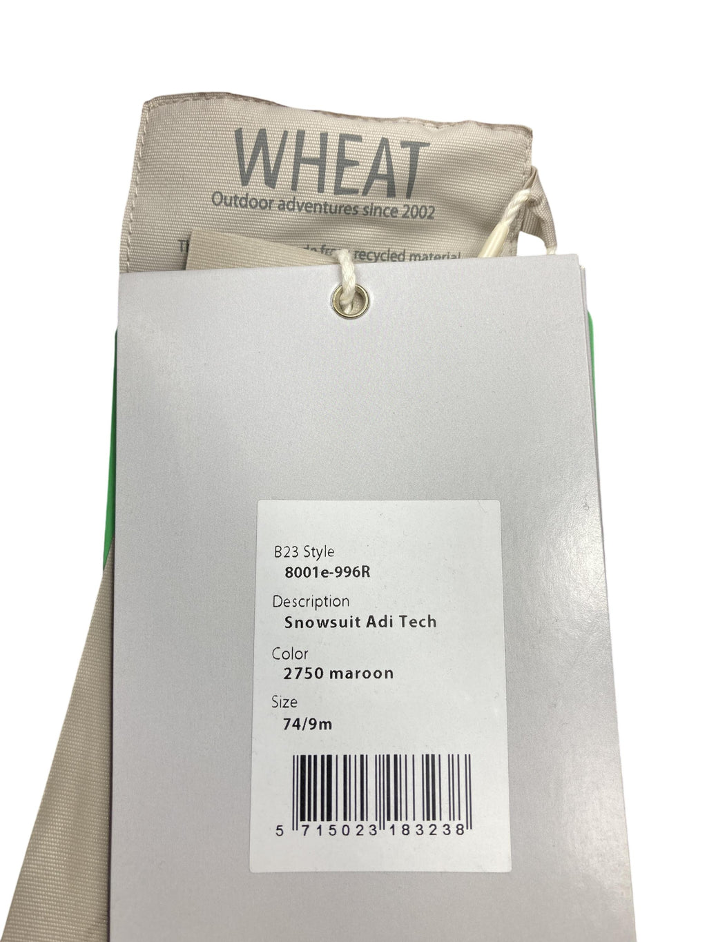 Schneeanzüge Schneekleidung Kleidung Schneeanzug Wheat Label Image Last Season