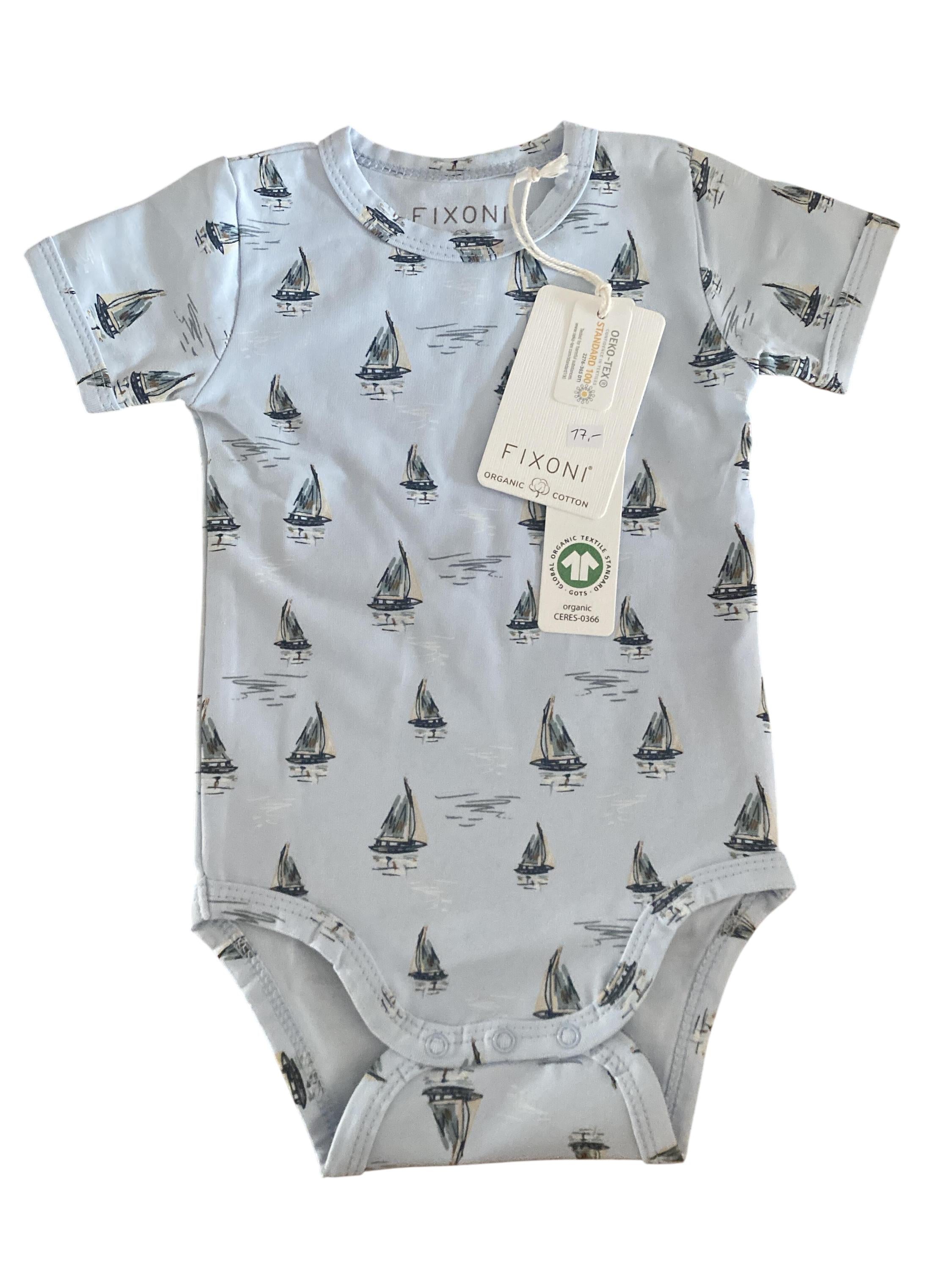 Bodys Unterwäsche & Bodys Kleidung Body Hellblau AOP Fixoni Front Image Last Season