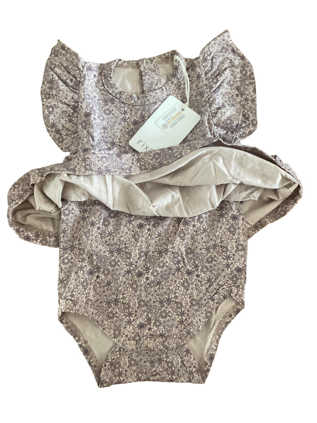 Kleider Kleider & Röcke Kleidung Kleid mit Blumen und Unterbody Fixoni Label Image Last Season