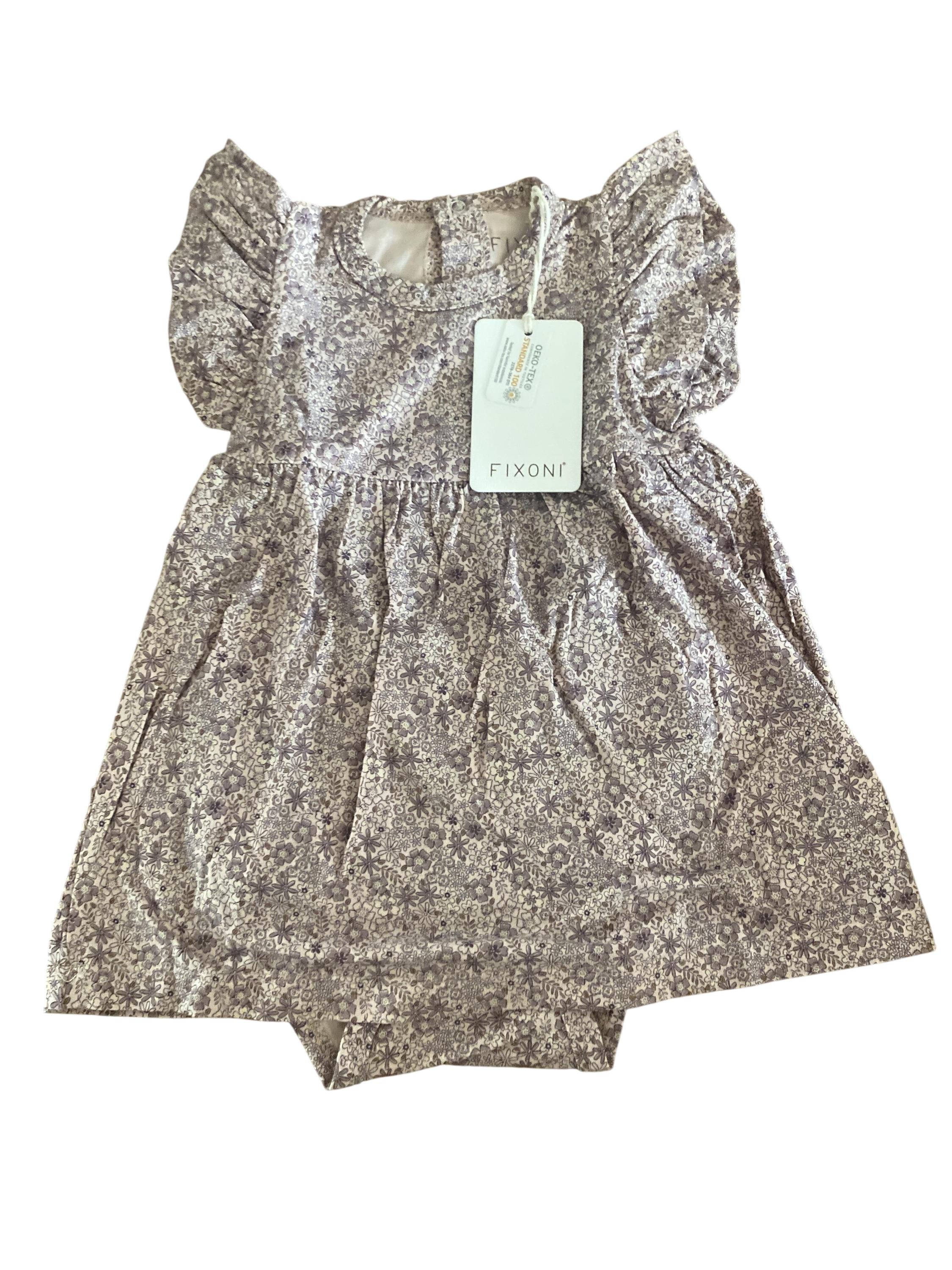 Kleider Kleider & Röcke Kleidung Kleid mit Blumen und Unterbody Fixoni Front Image Last Season