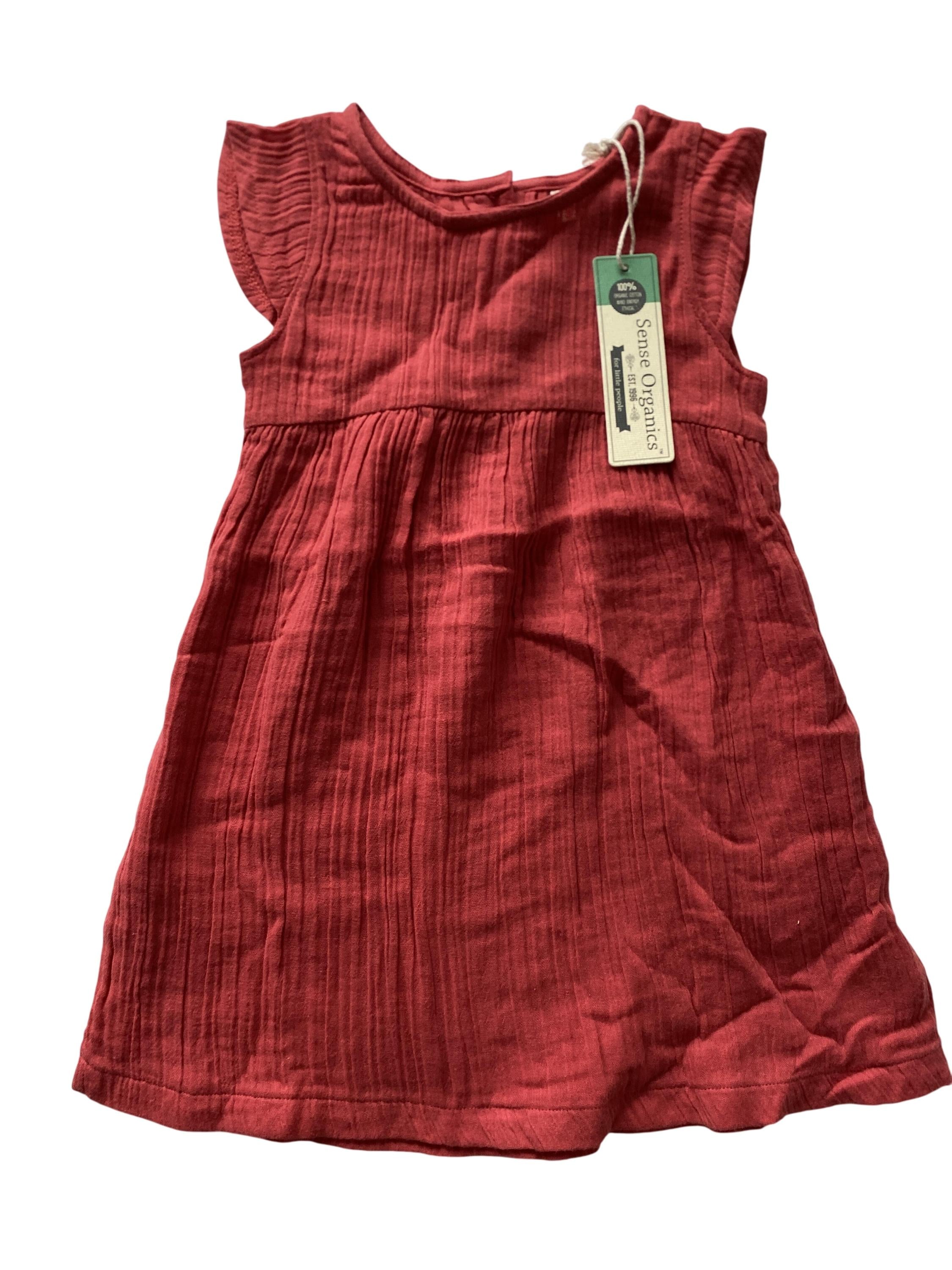 Kleider Kleider & Röcke Kleidung Musselin Kleid Sense Organics Front Image Last Season
