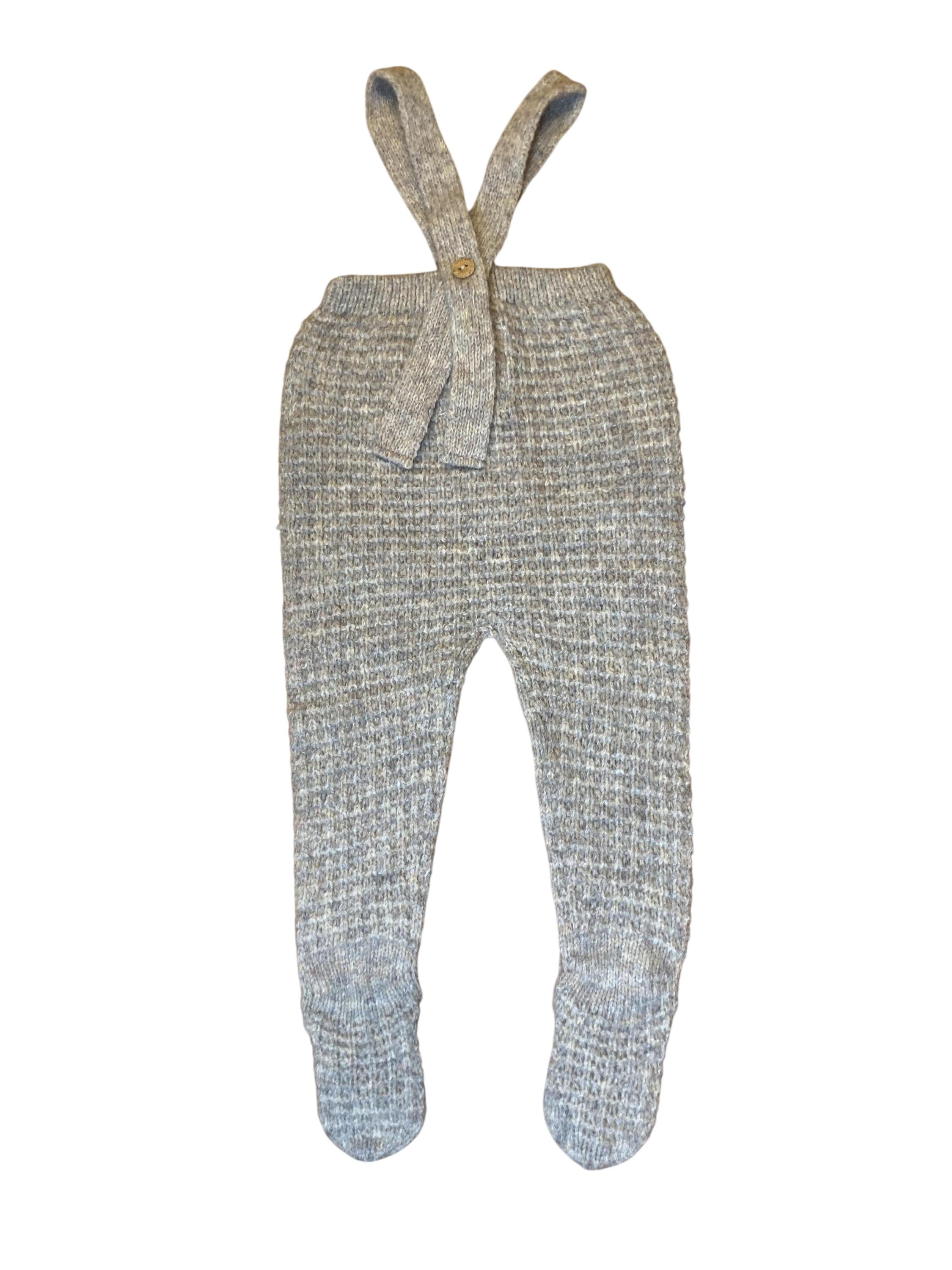 Strickhosen Hosen & Jeans Kleidung Woll-Strickhose mit Trägern Play Up Label Image Last Season