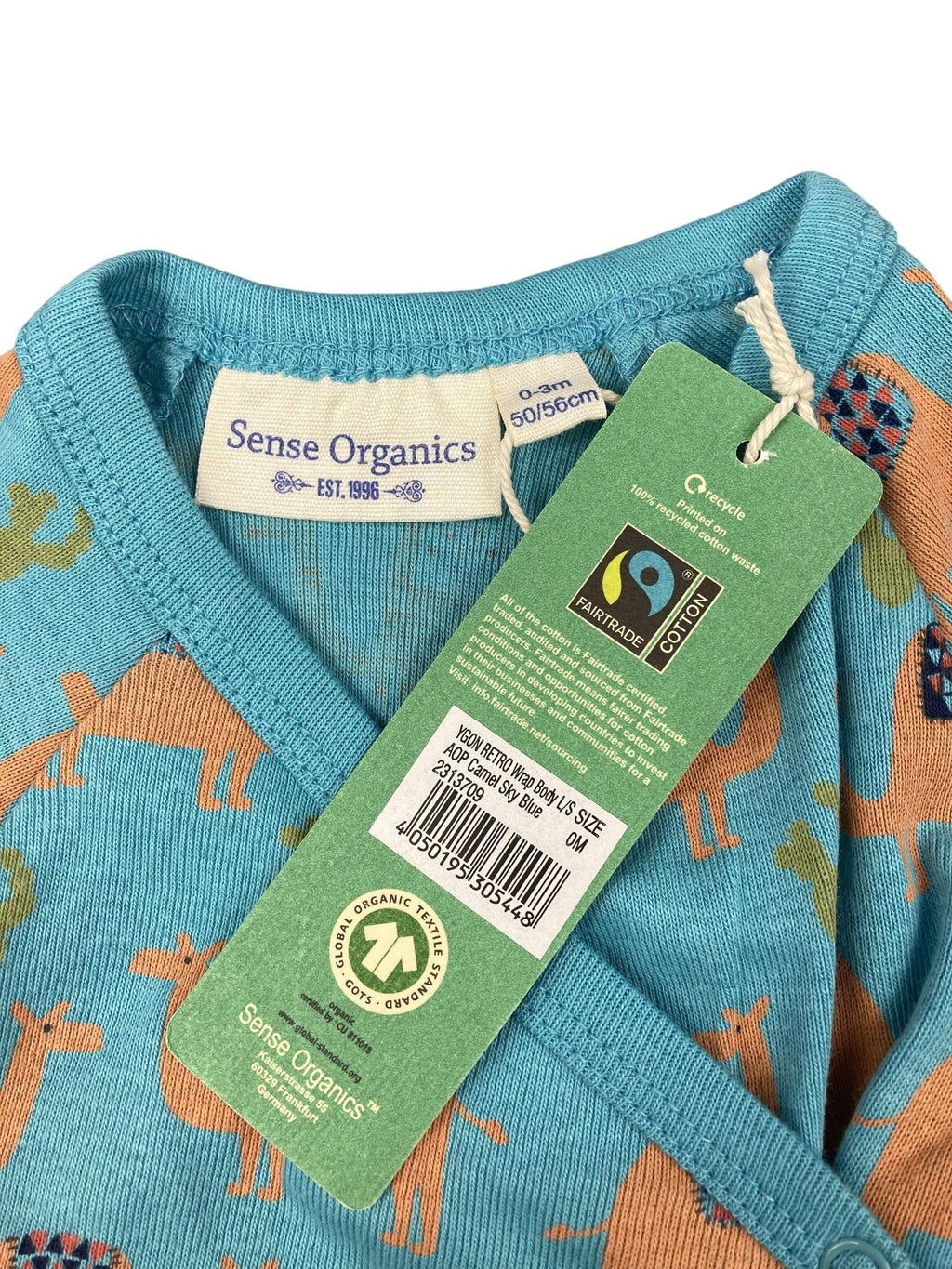 Wickelbodys Unterwäsche & Bodys Kleidung Wickelbody Sense Organics Label Image Last Season