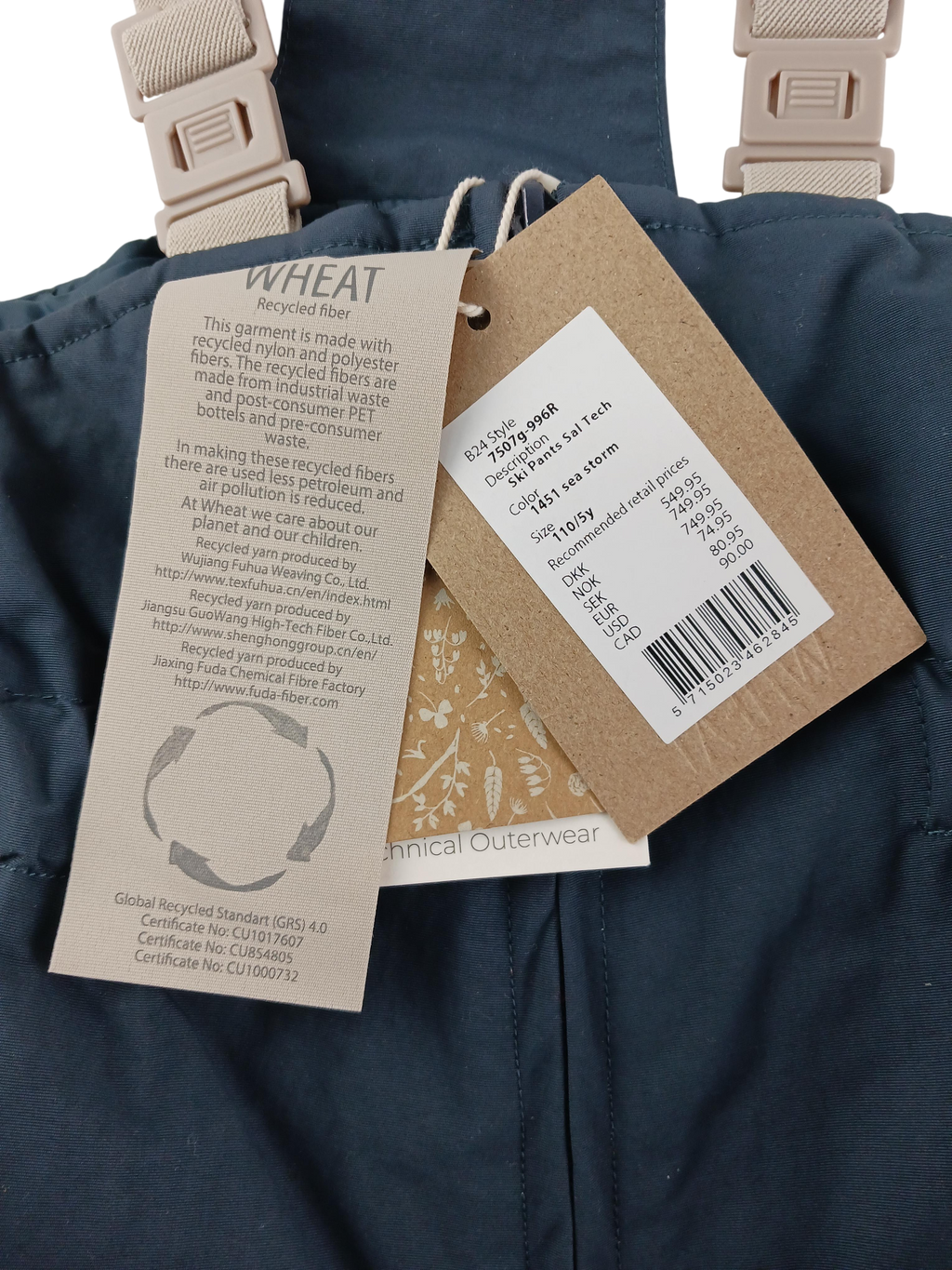Kleidung Schneehose Wheat Label Image Last Season