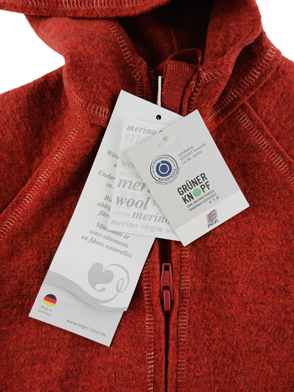 Kleidung Sweatjacke Engel Label Image Last Season