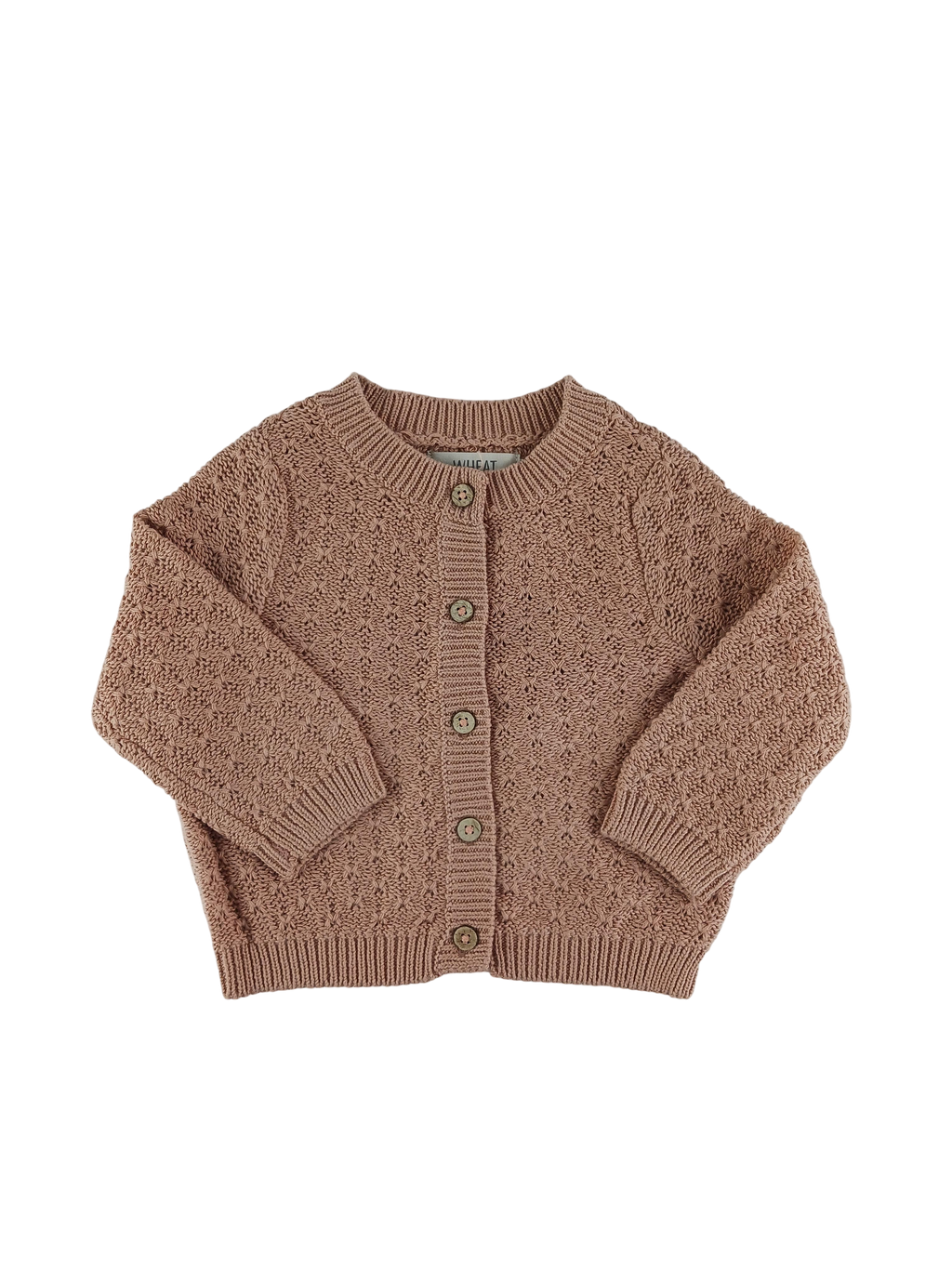 Kleidung Strickjacke Wheat Front Image Last Season