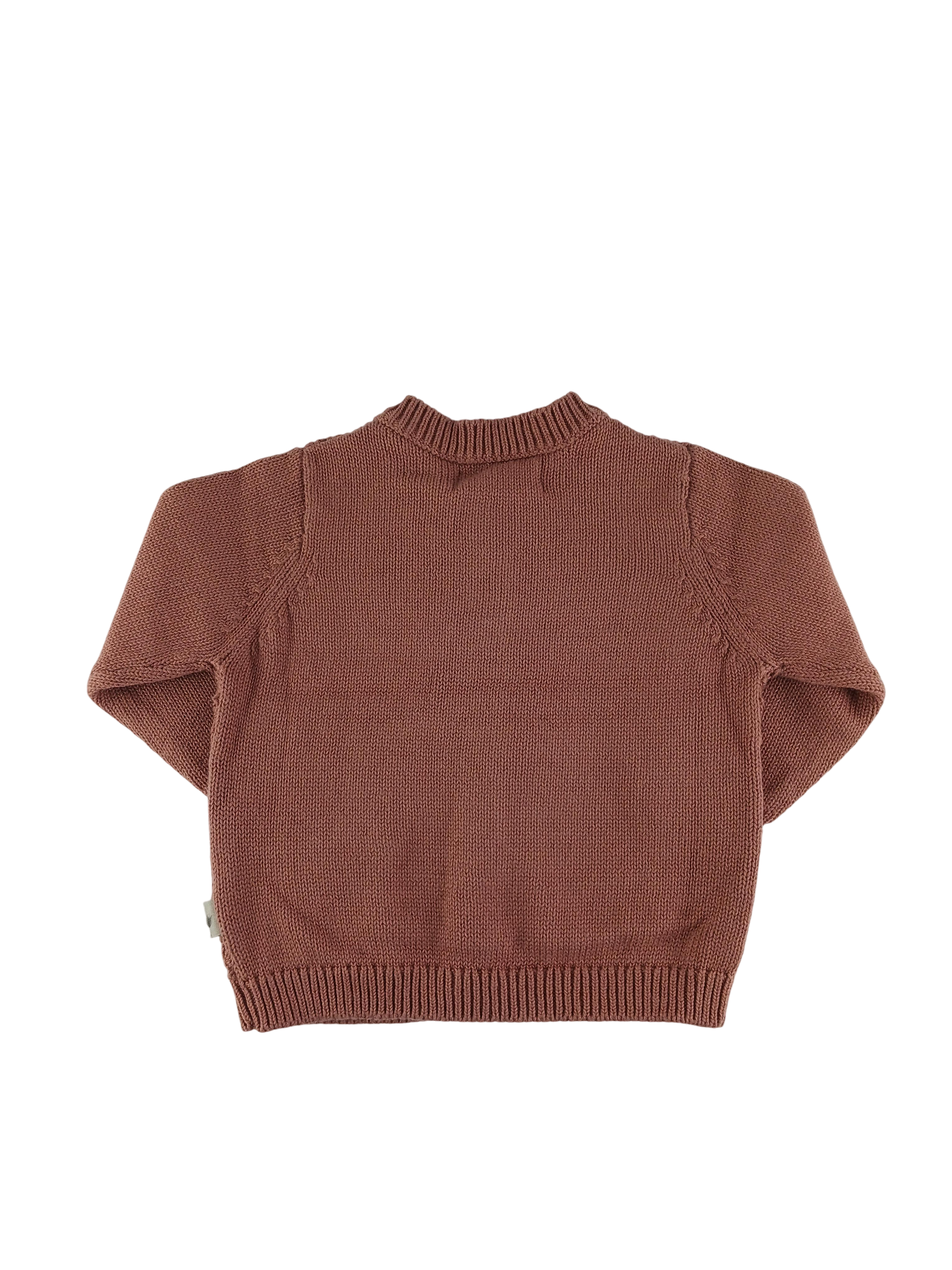 Kleidung Strickjacke Wheat Rear Image Last Season