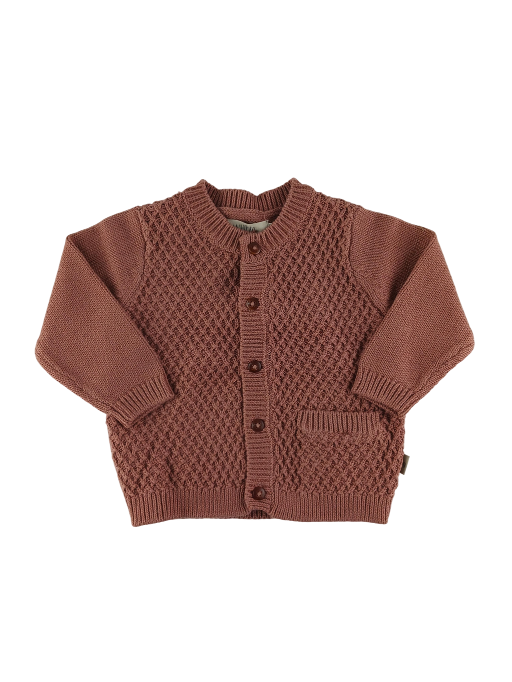Kleidung Strickjacke Wheat Front Image Last Season