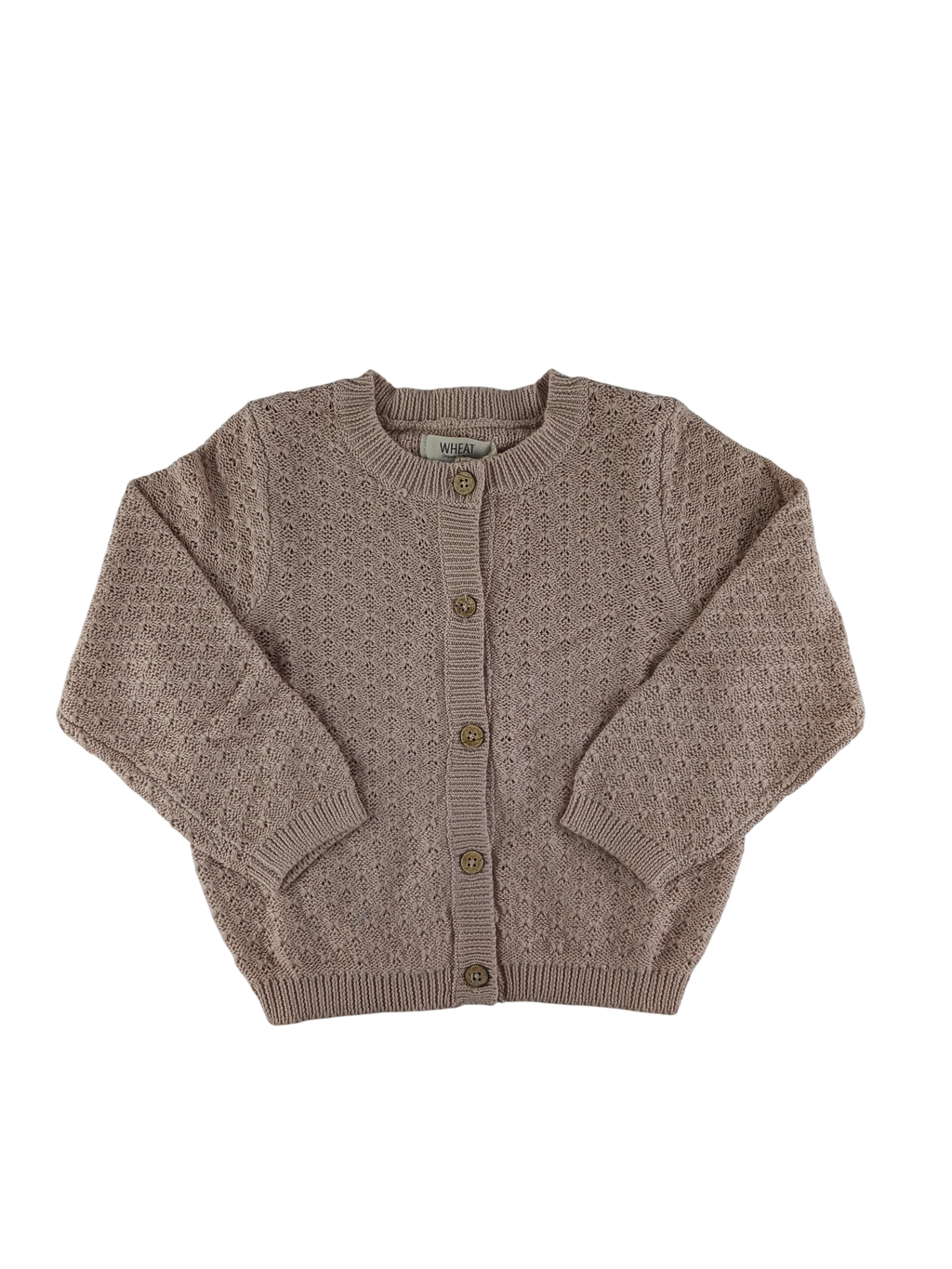 Kleidung Strickjacke Wheat Front Image Last Season