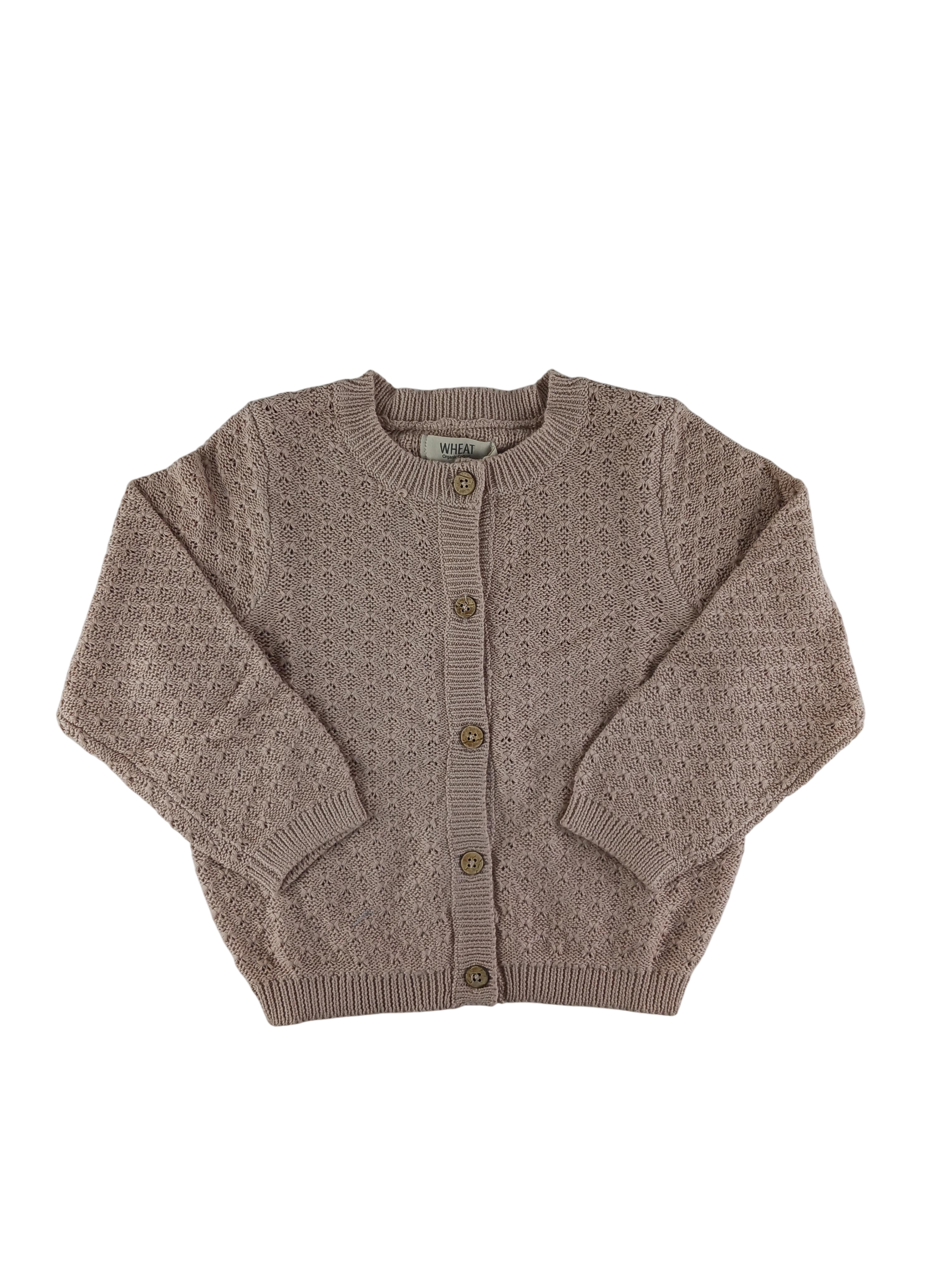 Kleidung Strickjacke Wheat Front Image Last Season