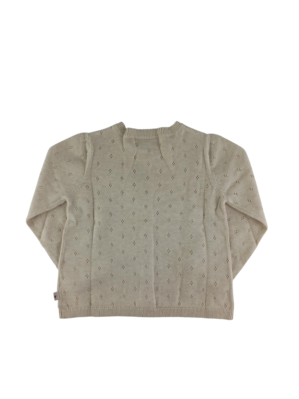 Kleidung Strickjacke Wheat Rear Image Last Season