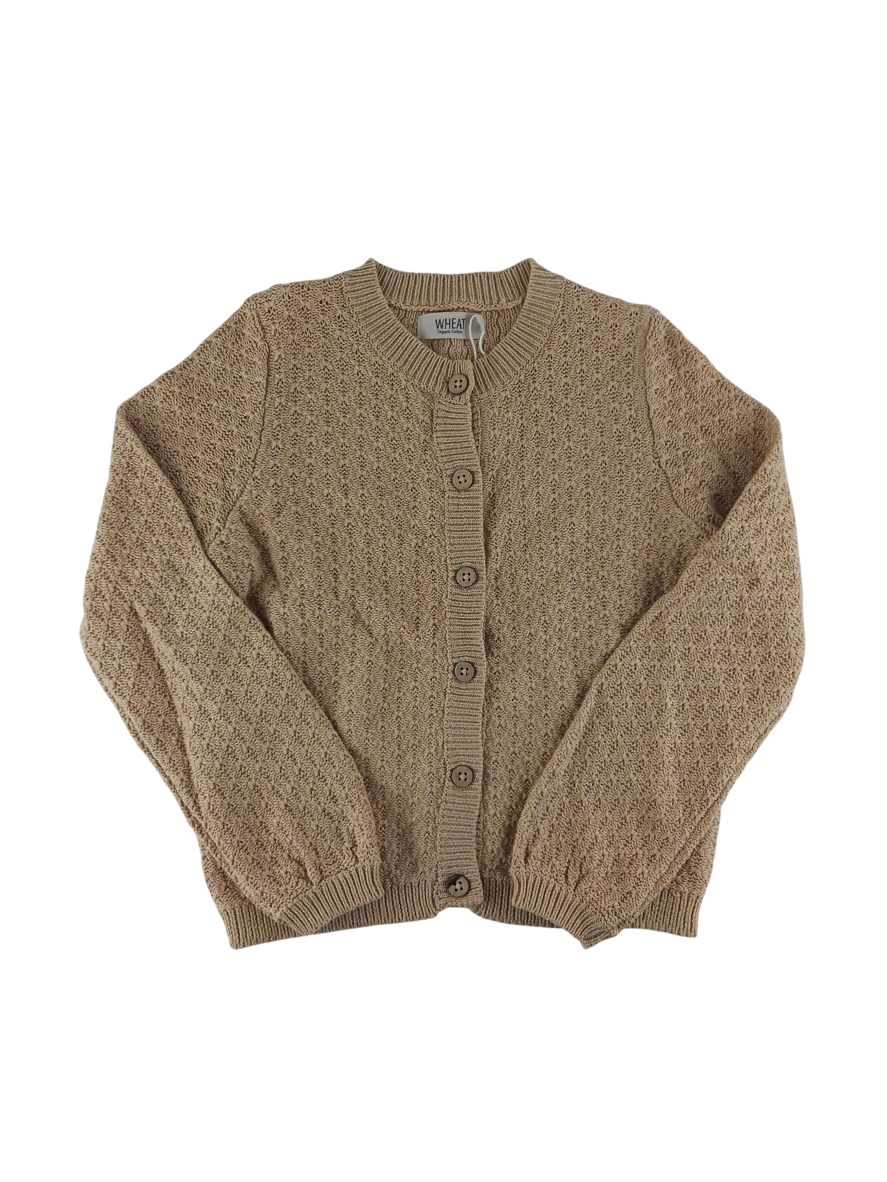 Kleidung Strickjacke Wheat Front Image Last Season