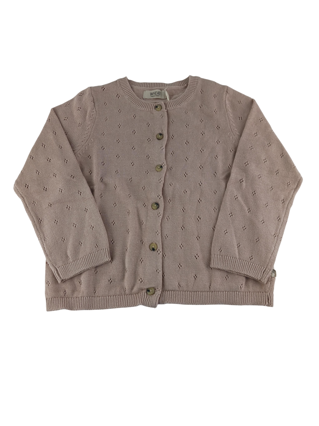 Kleidung Strickjacke Wheat Front Image Last Season