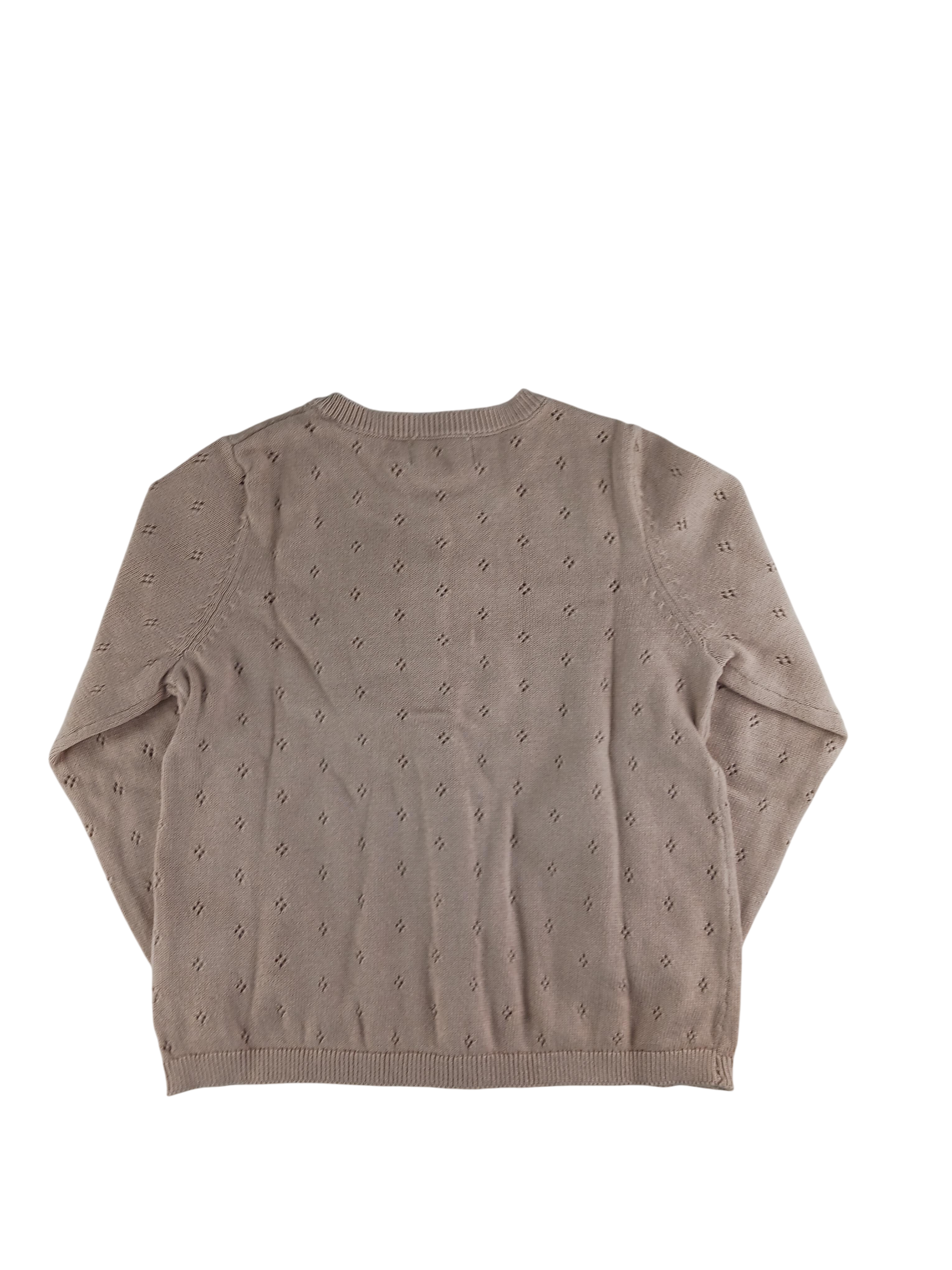 Kleidung Strickjacke Wheat Rear Image Last Season