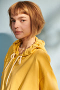 Lenzi Hoody in senfgelb Damen S