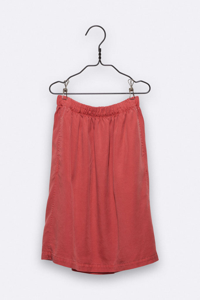 Lina Rock in korallfarbenem Tencel 98/104, 110/116