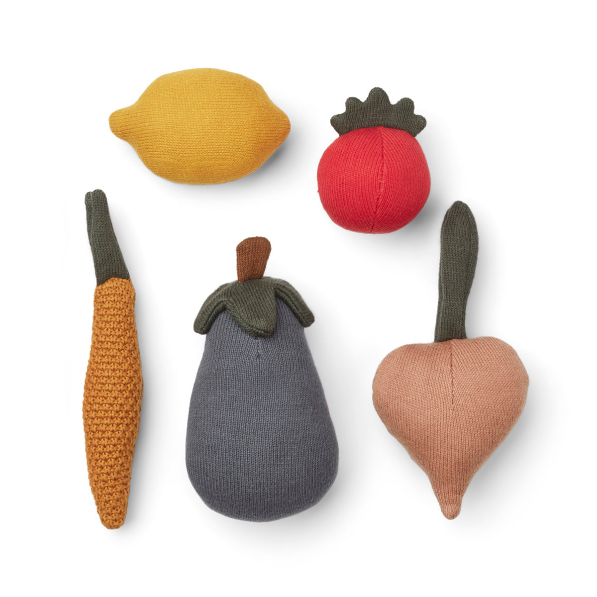 Liewood Lisa Playfood Vegetables 5-Pack Stoffgemüse