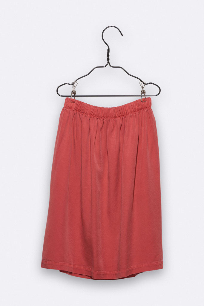 Lina Rock in korallfarbenem Tencel 98/104, 110/116