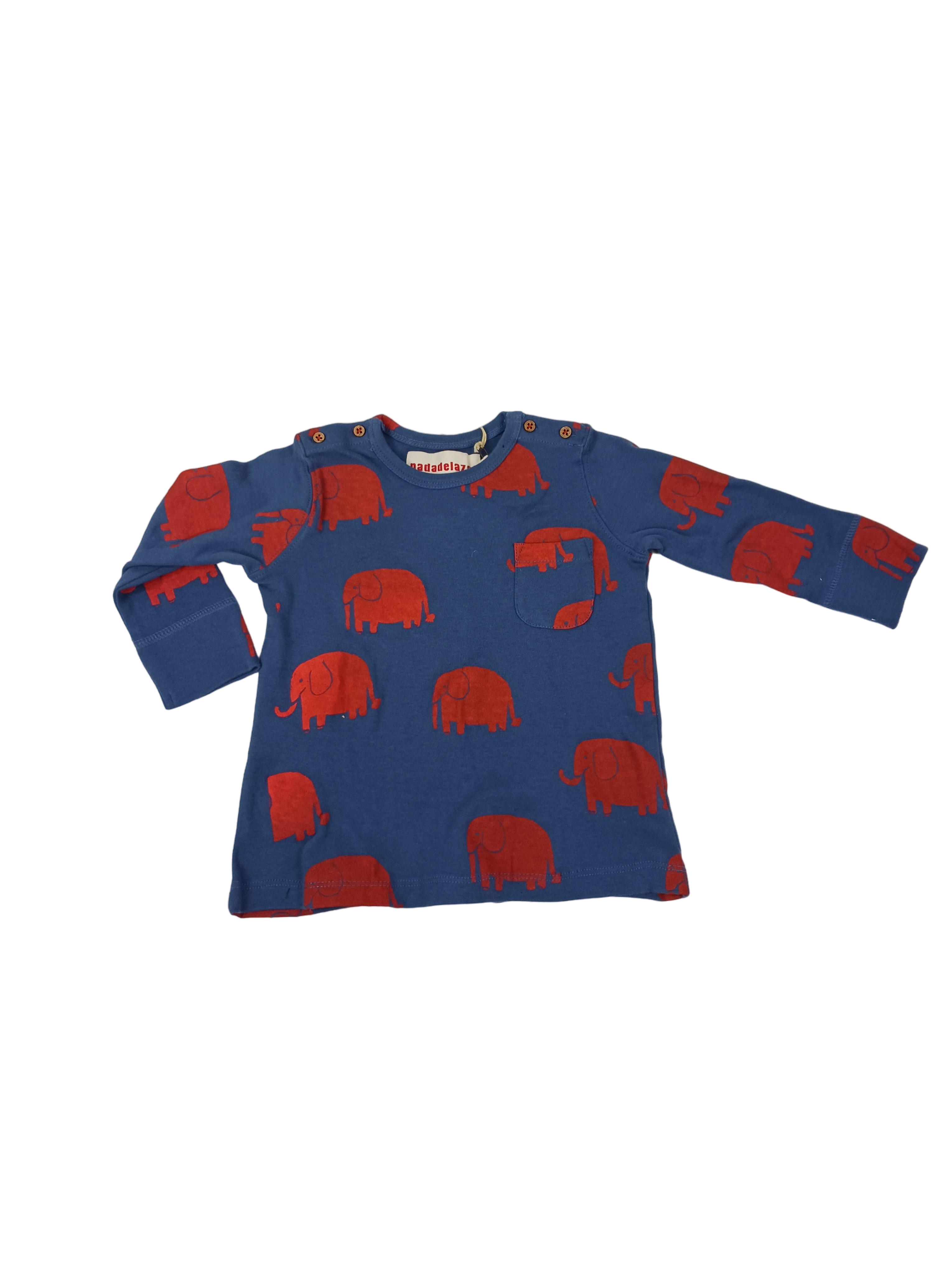Kleidung Longsleeve-Shirt Front Image Kollektionsmuster