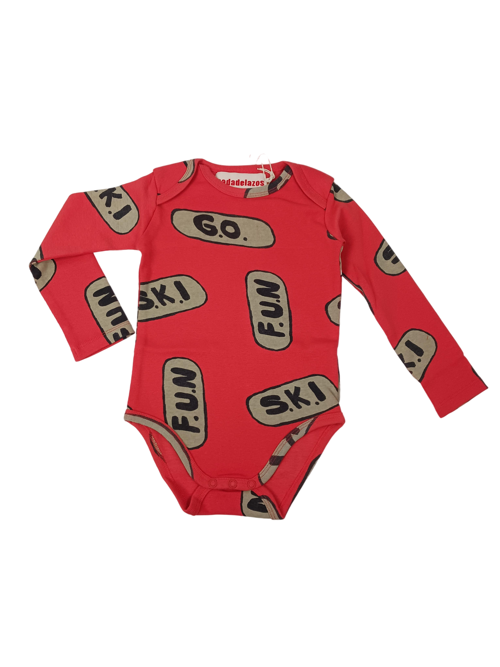 Kleidung Langarmbody Front Image Kollektionsmuster